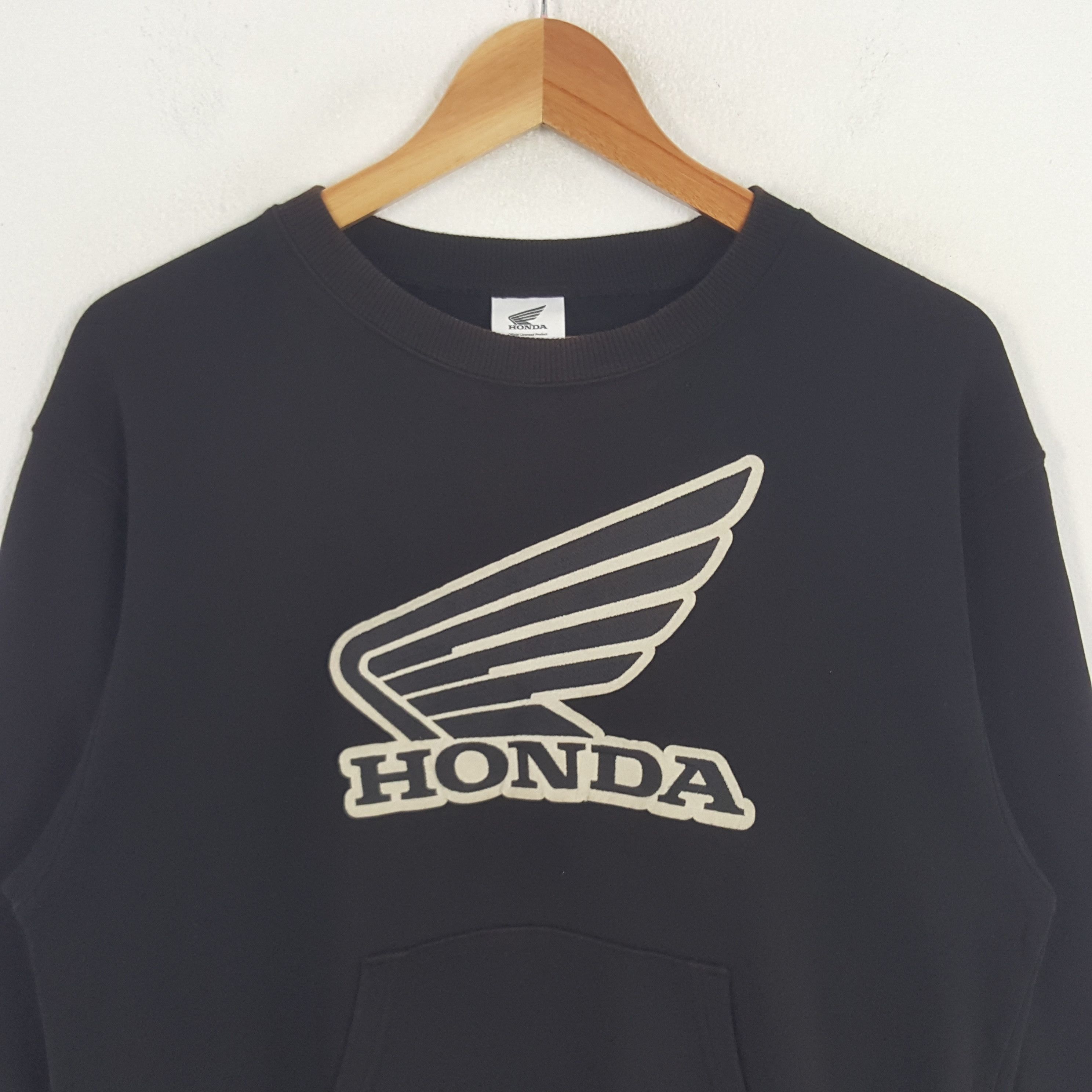 Japanese Brand × Vintage Vintage GU X HONDA Racing Team Japanese Logo Sweatshirt Size US M / EU 48-50 / 2 - 2 Thumbnail