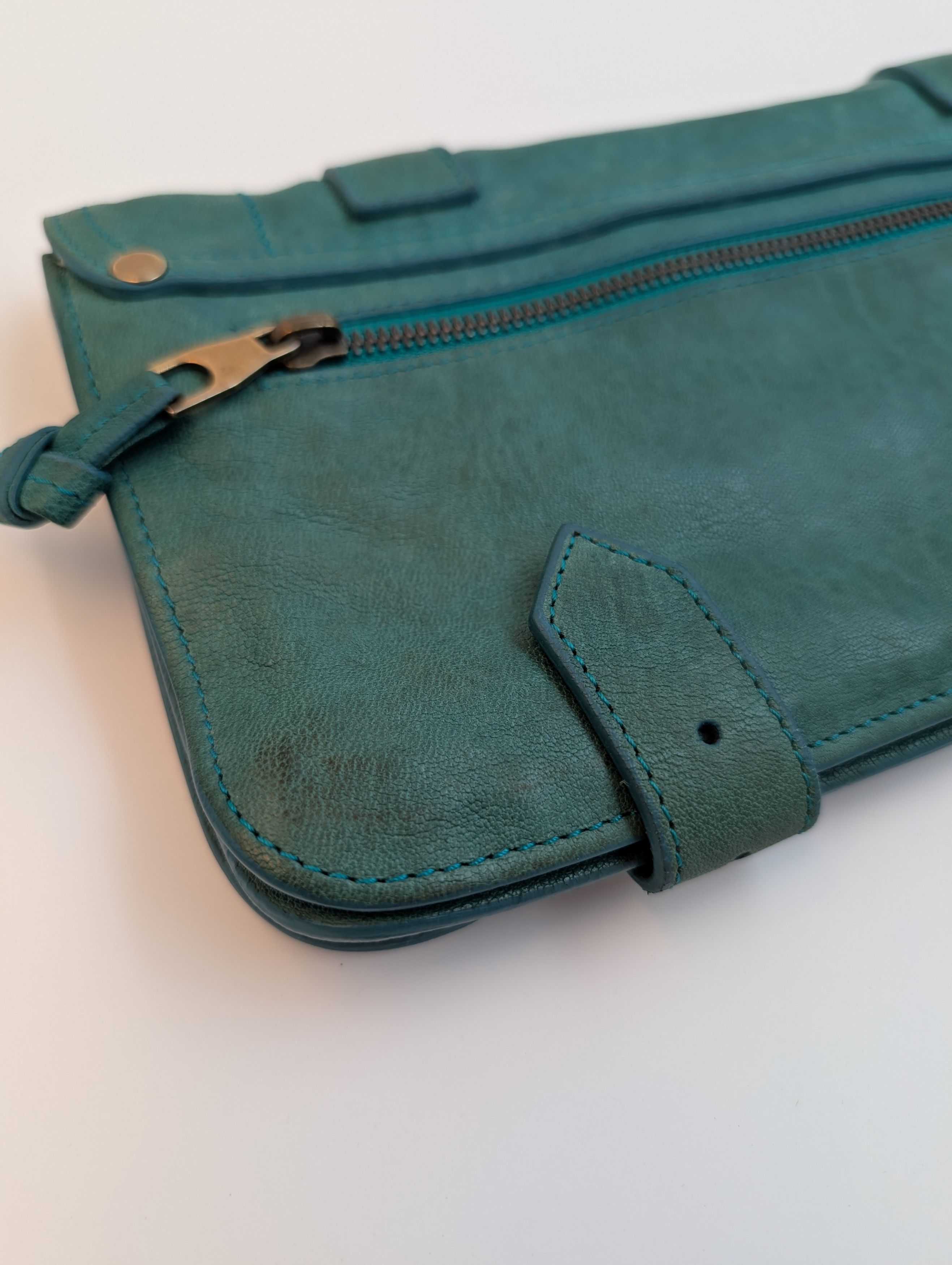 Proenza Schouler Teal PS1 Clutch Size ONE SIZE - 3 Thumbnail