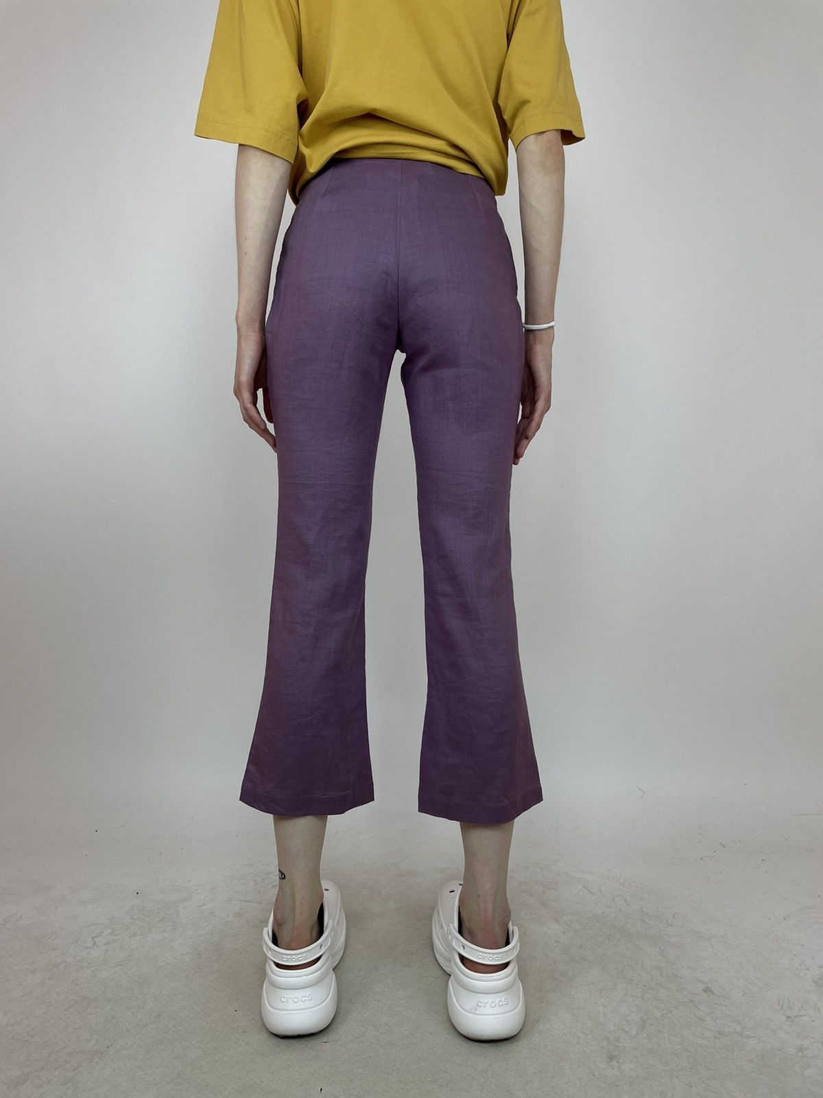 Other NAF NAF RAMIE FLARED CROPPED PANTS Womens size 36 Size 25" / US 0 / IT 36 - 2 Thumbnail
