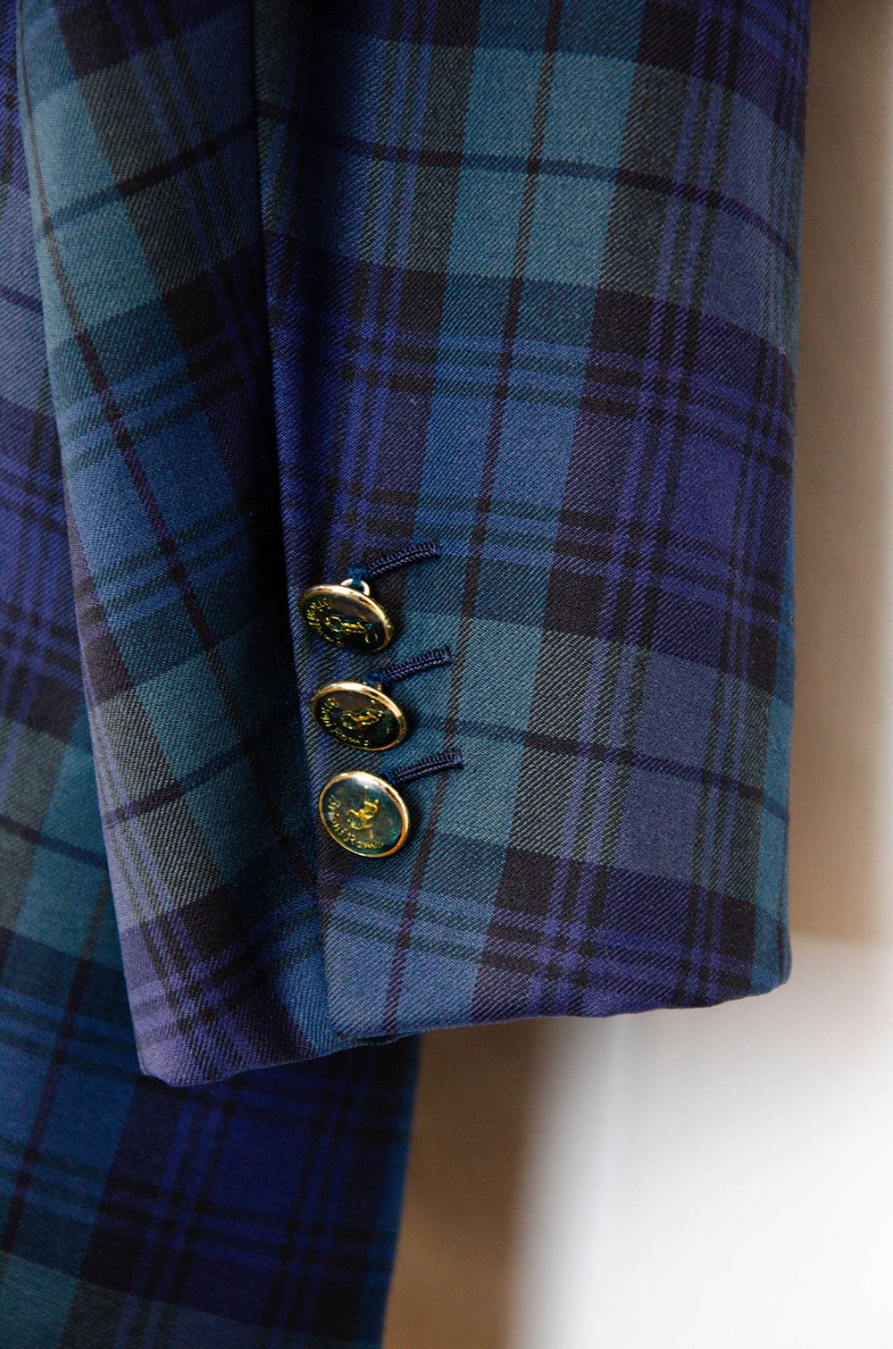 Brioni Brioni Tartan DB Blazer – Black Watch – EU 54 Size 54R - 8 Thumbnail