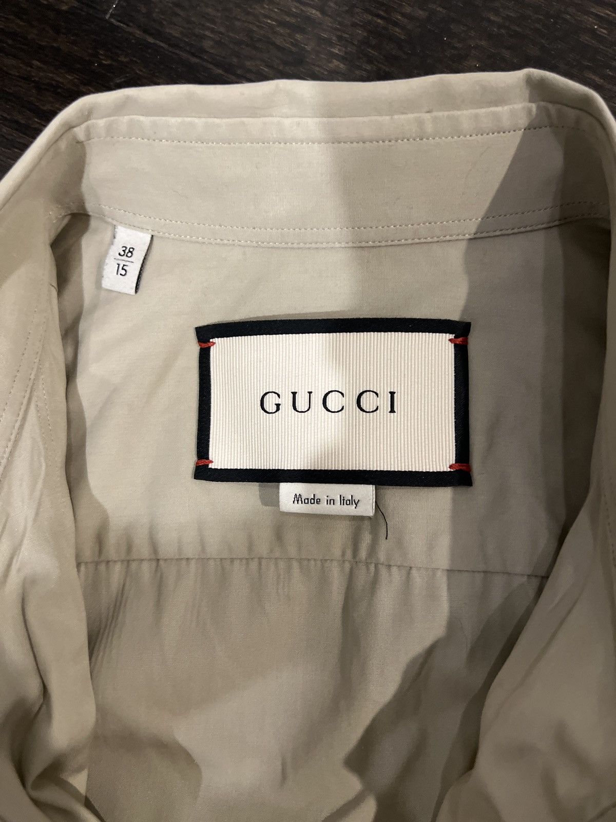 Gucci Gucci Military Style Bee Shirt Size US S / EU 44-46 / 1 - 4 Thumbnail