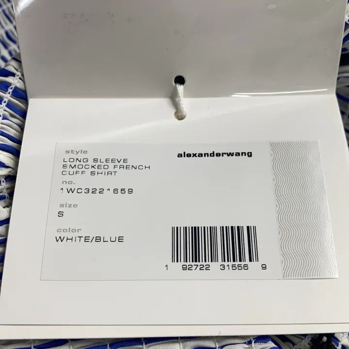 Alexander Wang Alexander Wang Blue Striped Long Sleeve Shirt - Size S / US 4 / IT 40 - 5 Thumbnail