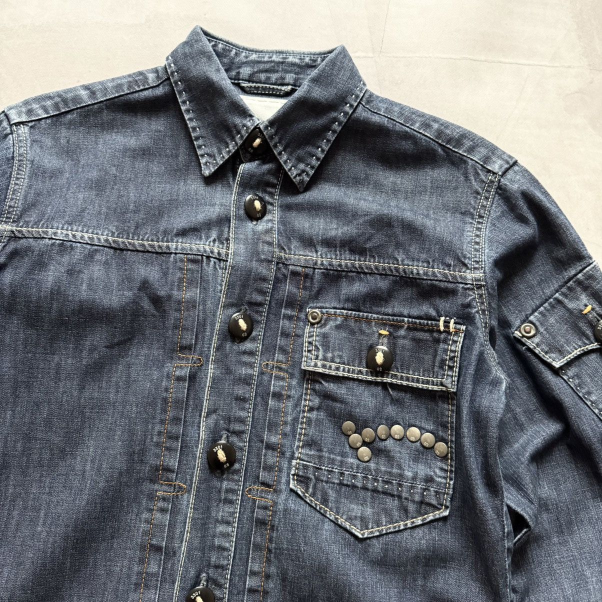 G-Star G-Star Handcrafted Rare Denim Shirt Jacket Size US L / EU 52-54 / 3 - 4 Thumbnail