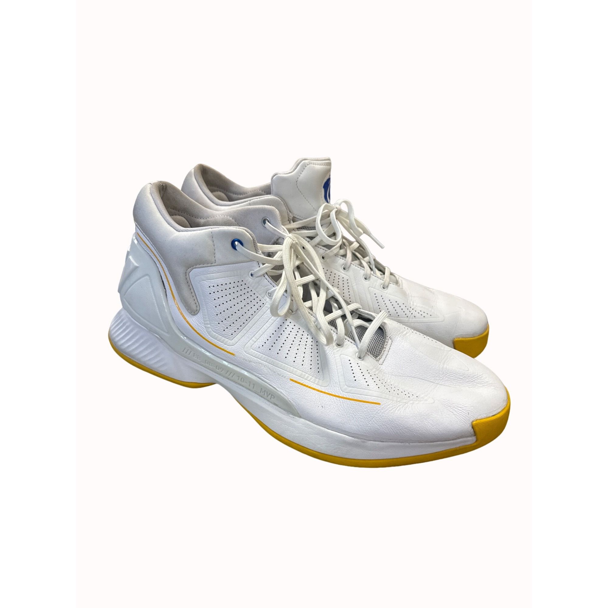 Adidas Adidas F36777 RARE Derrick Rose 10 MVP white shoes sneakers Size US 15 / EU 48 - 3 Thumbnail