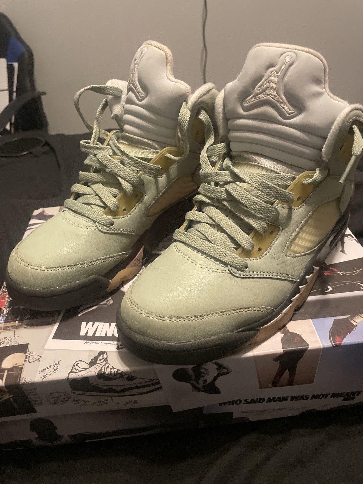 Jordan Brand jordan 5 jade Size US 7.5 / EU 40-41 - 1 Thumbnail