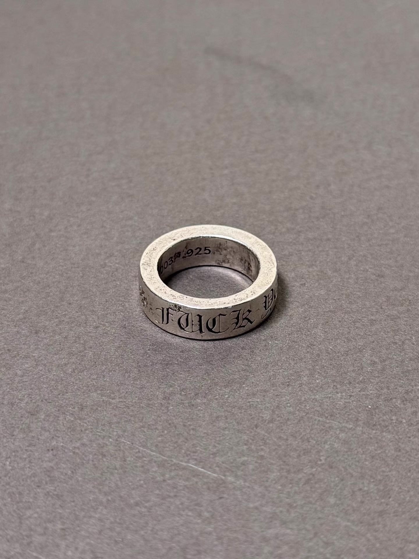 Chrome Hearts Chrome Hearts "Fuck You" Ring Q8 Size ONE SIZE - 2 Thumbnail