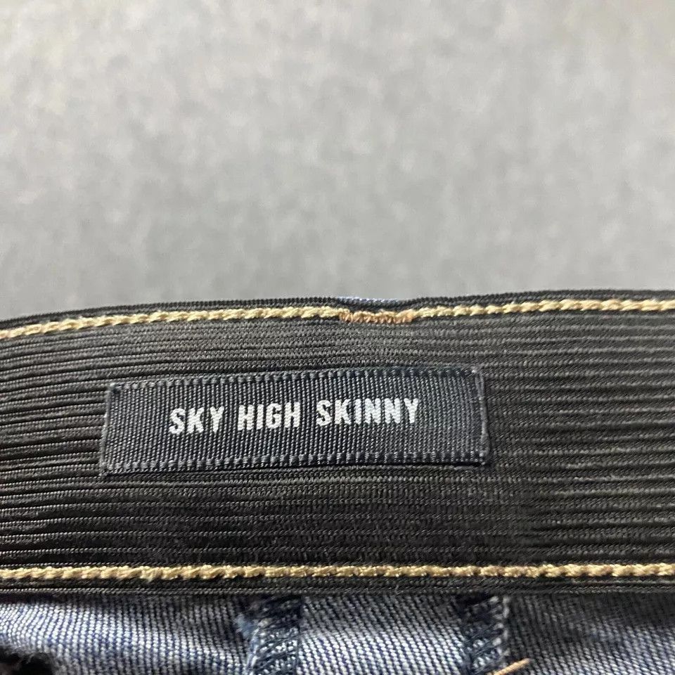 Torrid Torrid Jeans Womens 24 Premium Sky High Skinny Elastic Waist Size 40" / US 18 - 6 Thumbnail