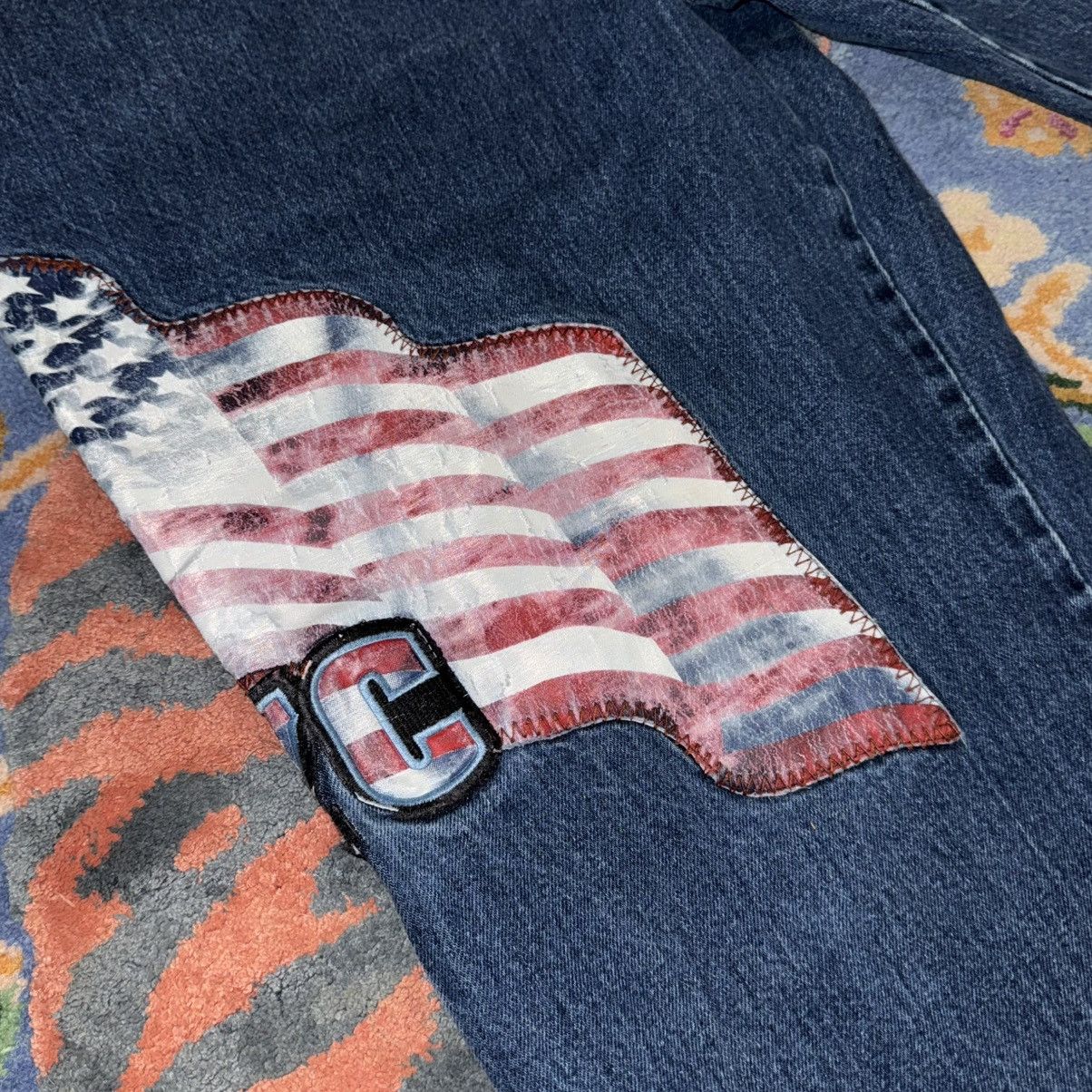 Vintage Vintage RawBlue Jeans NYC USA Patch 34 Y2K Size US 34 / EU 50 - 2 Thumbnail