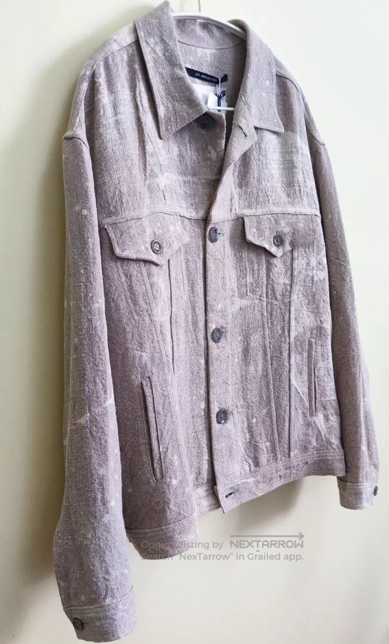 Song For The Mute Song For The Mute Coarse Linen Splatter Craftsman Jacket Size US M / EU 48-50 / 2 - 7 Thumbnail