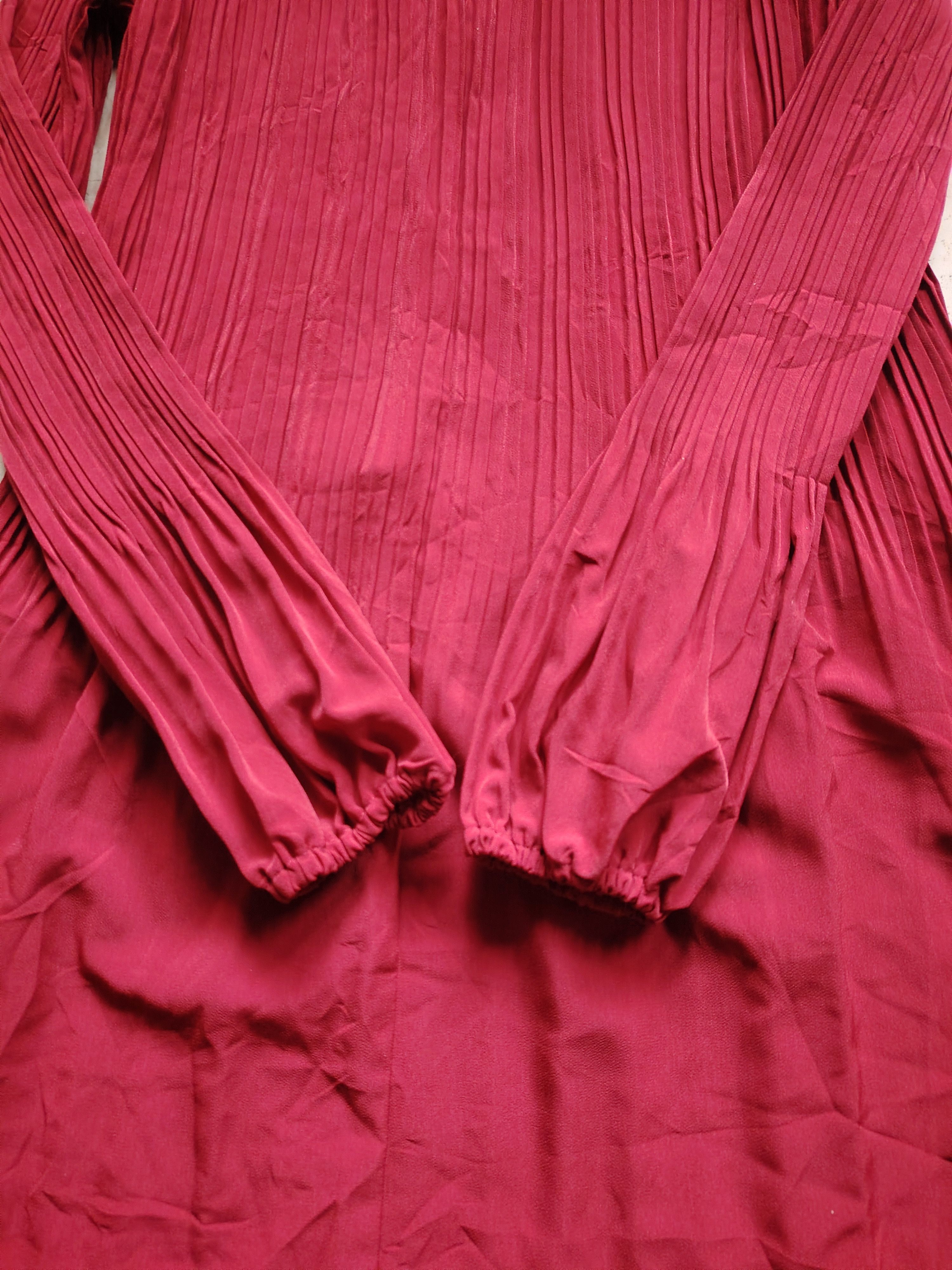 Maje Maje robe blouse plisse framboise Size M / US 6-8 / IT 42-44 - 9 Thumbnail