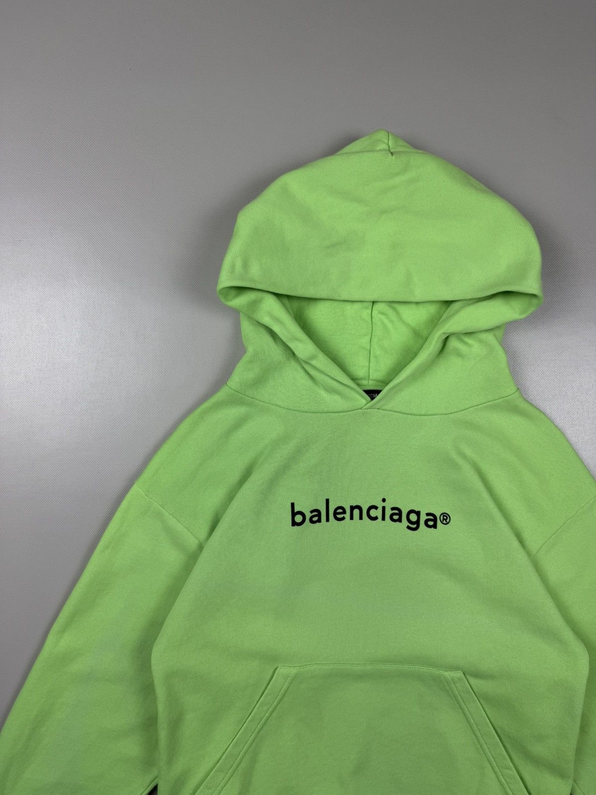 Balenciaga Balenciaga Kids Acid Green Hoodie Size 10 Size XS / US 0-2 / IT 36-38 - 5 Thumbnail