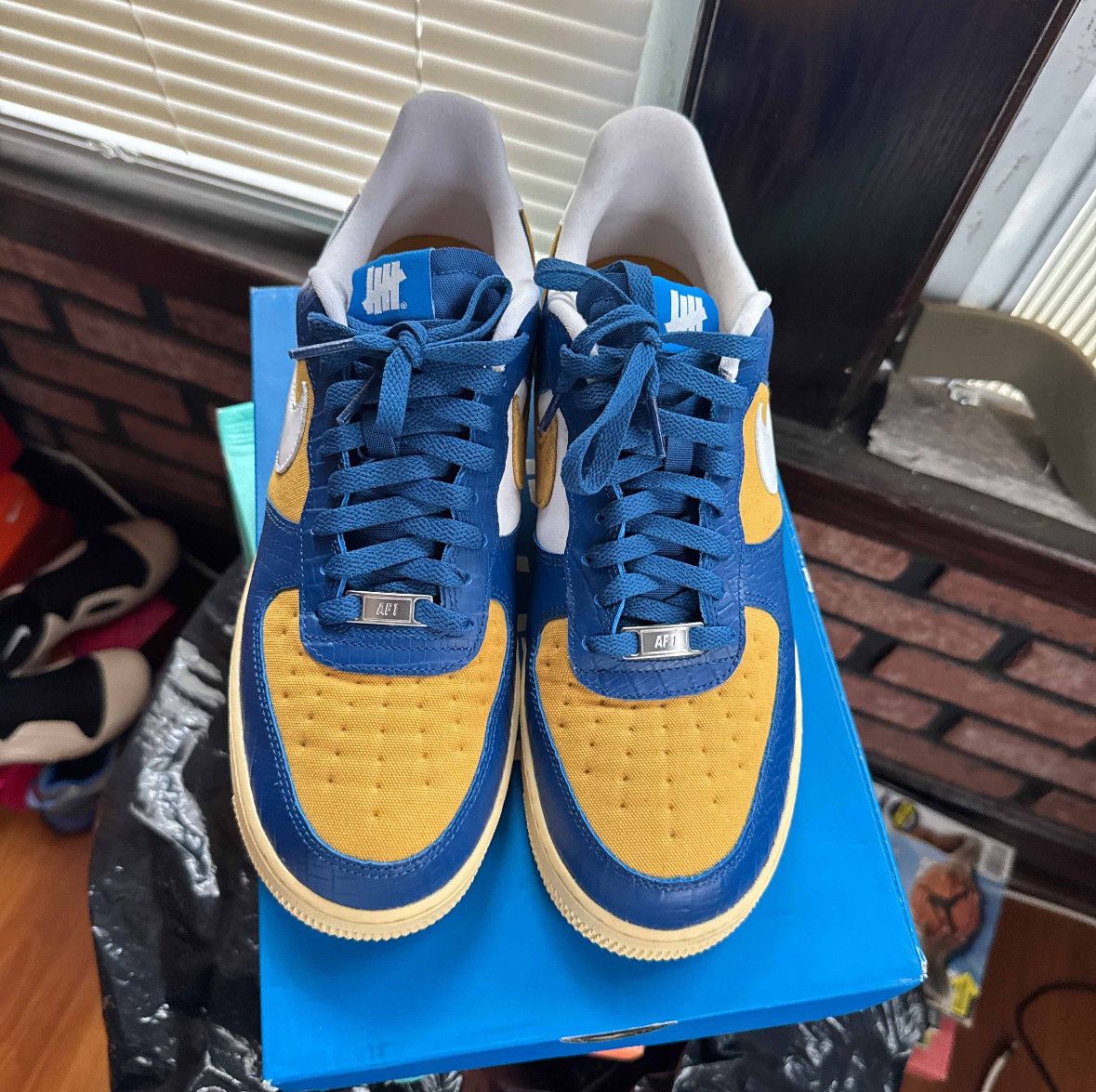 Nike Undefeated x Air Force 1 Low SP 'Dunk vs AF1' Size US 10 / EU 43 - 4 Thumbnail