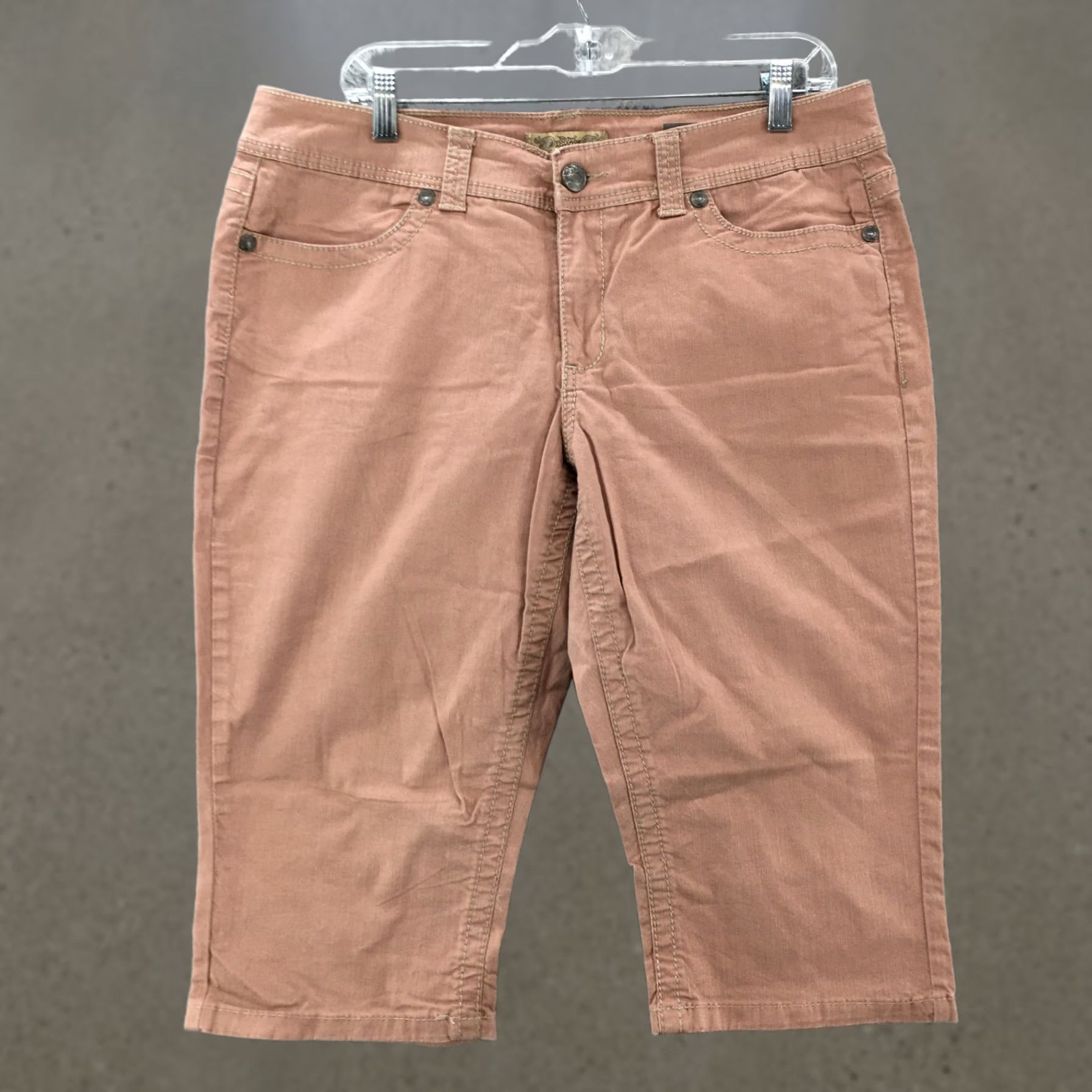Nine West VINTAGE Nine West Skimmer Shorts Womens 14/32 Dusty Pink Mid Rise Flat Front Zip Size 36" / US 14 / IT 50 - 1 Thumbnail