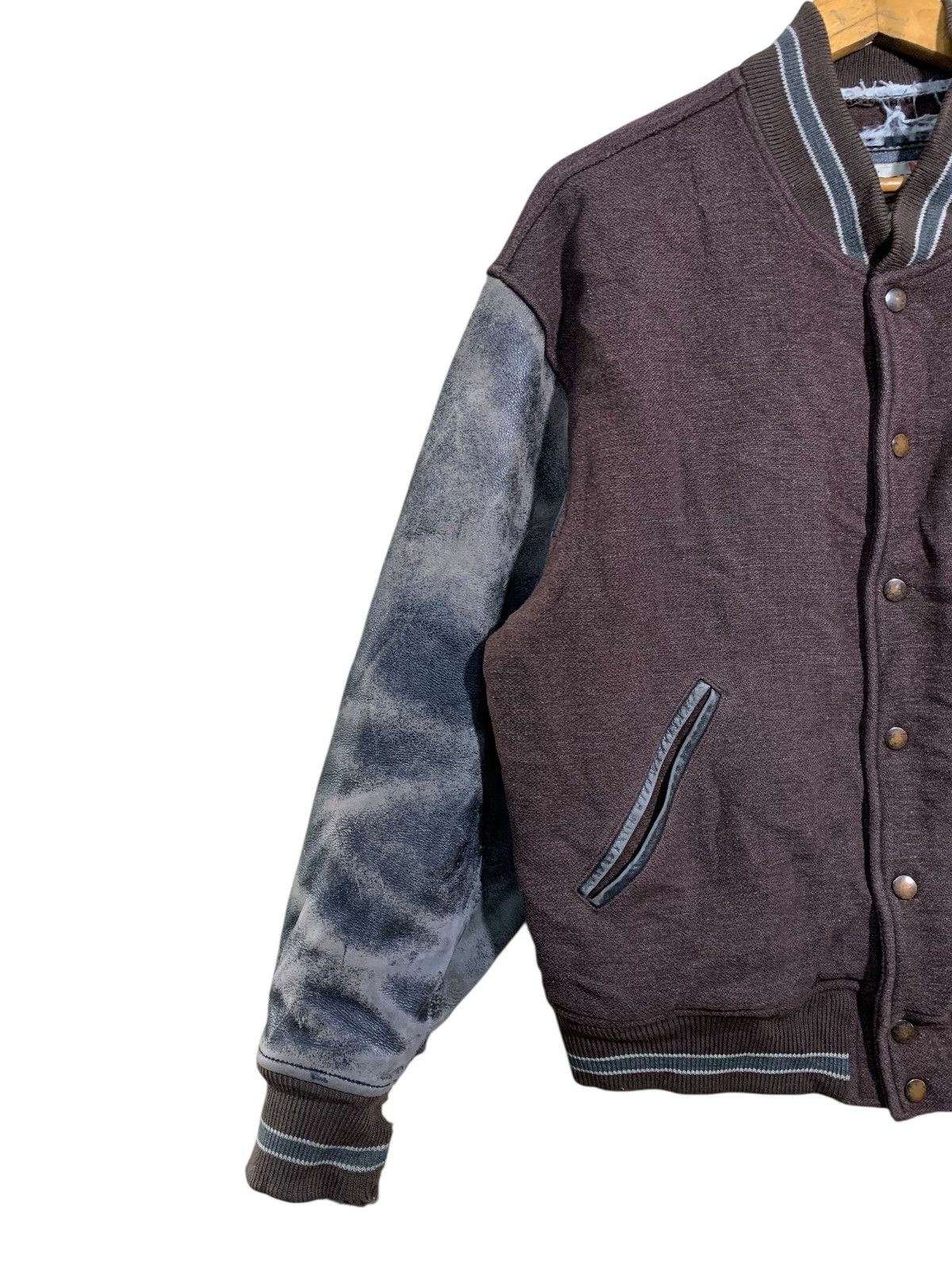 BIGI 🔥VTG VERY WORN BIGI WOOL/LEATHER VARSITY JACJET Size US L / EU 52-54 / 3 - 2 Thumbnail