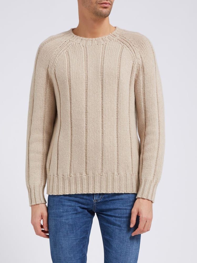Brunello Cucinelli o1w1db10924 Cashmere Sweater in Light Beige Size US M / EU 48-50 / 2 - 1 Preview