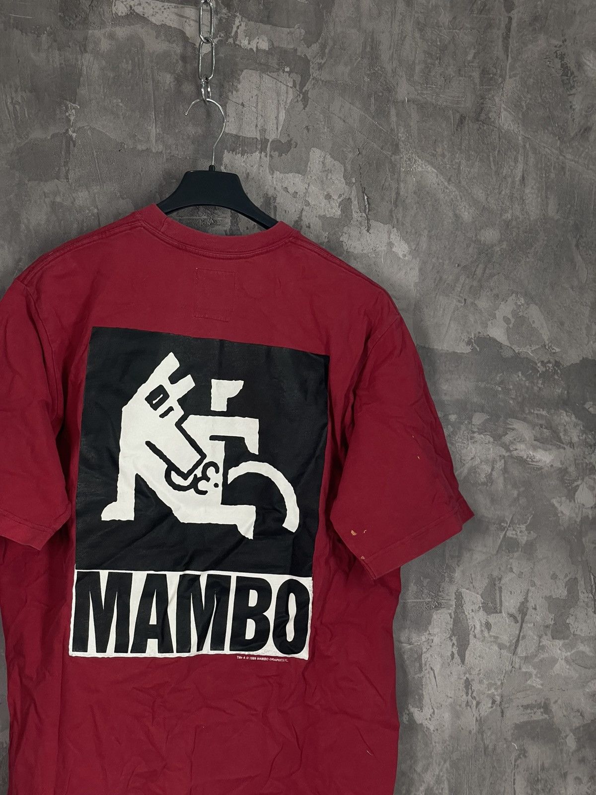 Vintage Mens Vintage Mambo T Shirt streetwear y2k rare big logo Size US M / EU 48-50 / 2 - 4 Thumbnail
