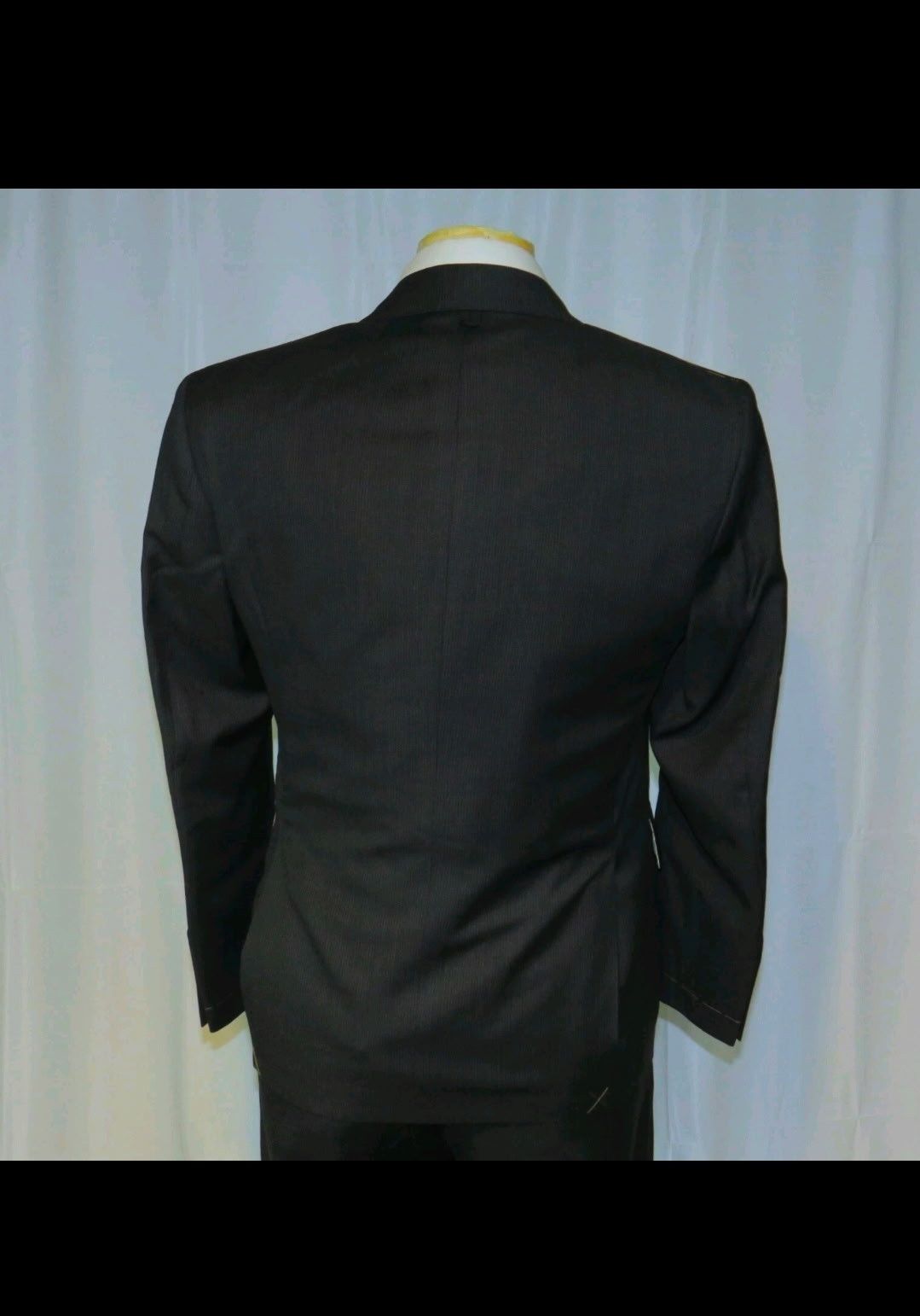 Brooks Brothers Black Fleece Charcoal Striped Suit BB00 NWT Size 34R - 9 Thumbnail