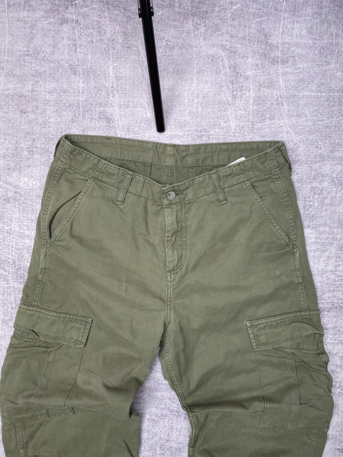Carhartt Carhartt khaki work cargo pants Size US 30 / EU 46 - 6 Thumbnail