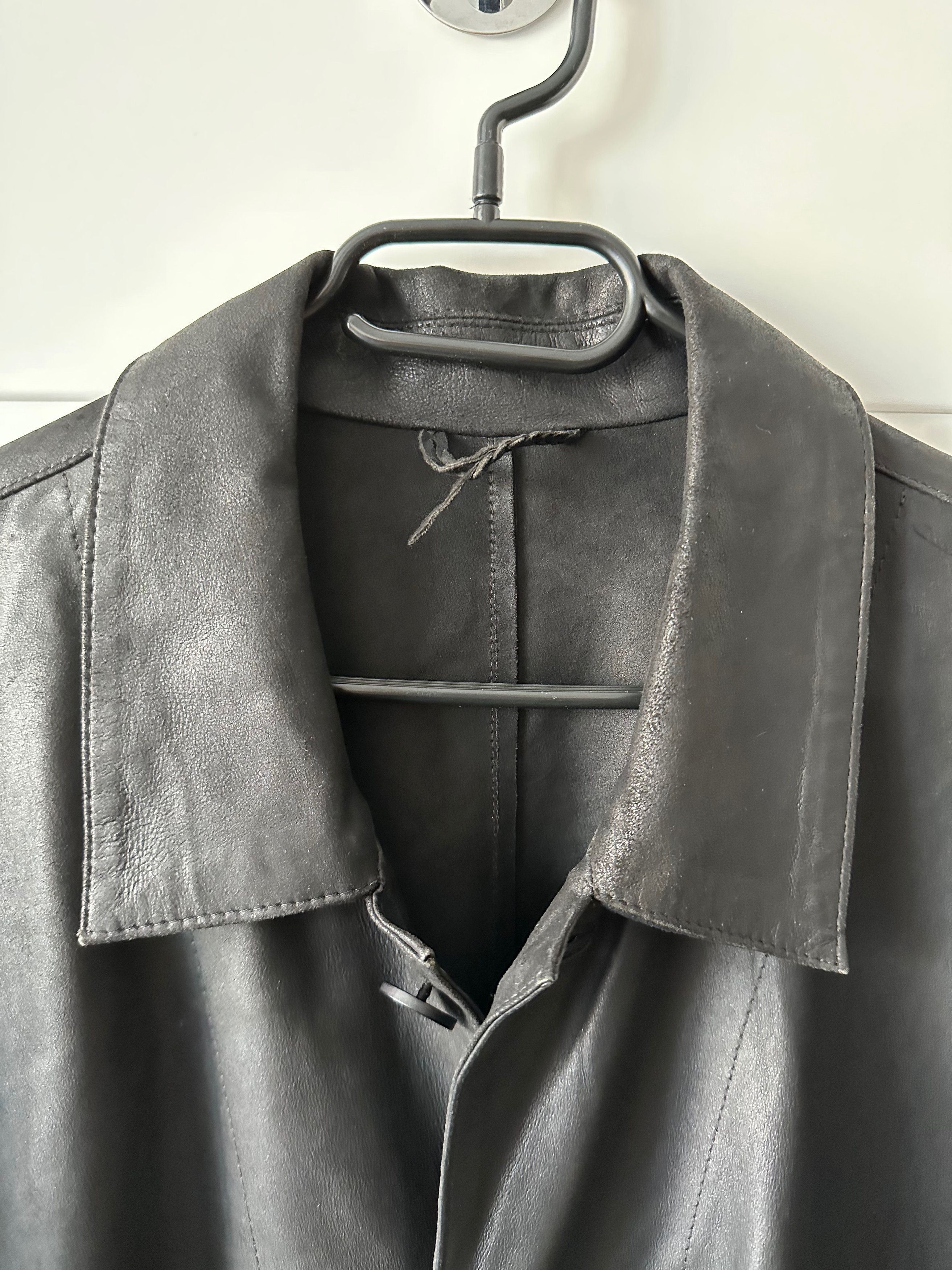 Other Leather jacket black blazer Size XL / US 12-14 / IT 48-50 - 3 Thumbnail