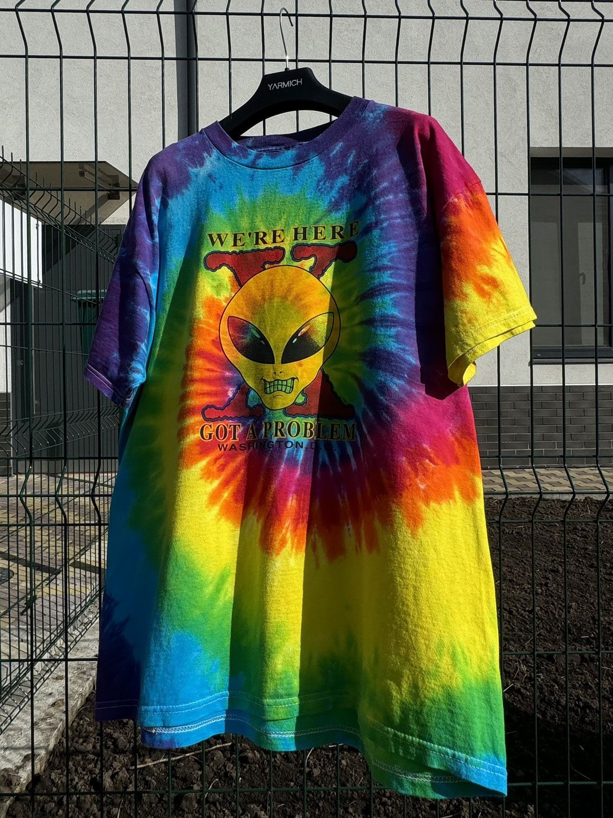 Band Tees Vintage Alien Workshop Invading Washington USA Tee Size US XL / EU 56 / 4 - 1 Thumbnail