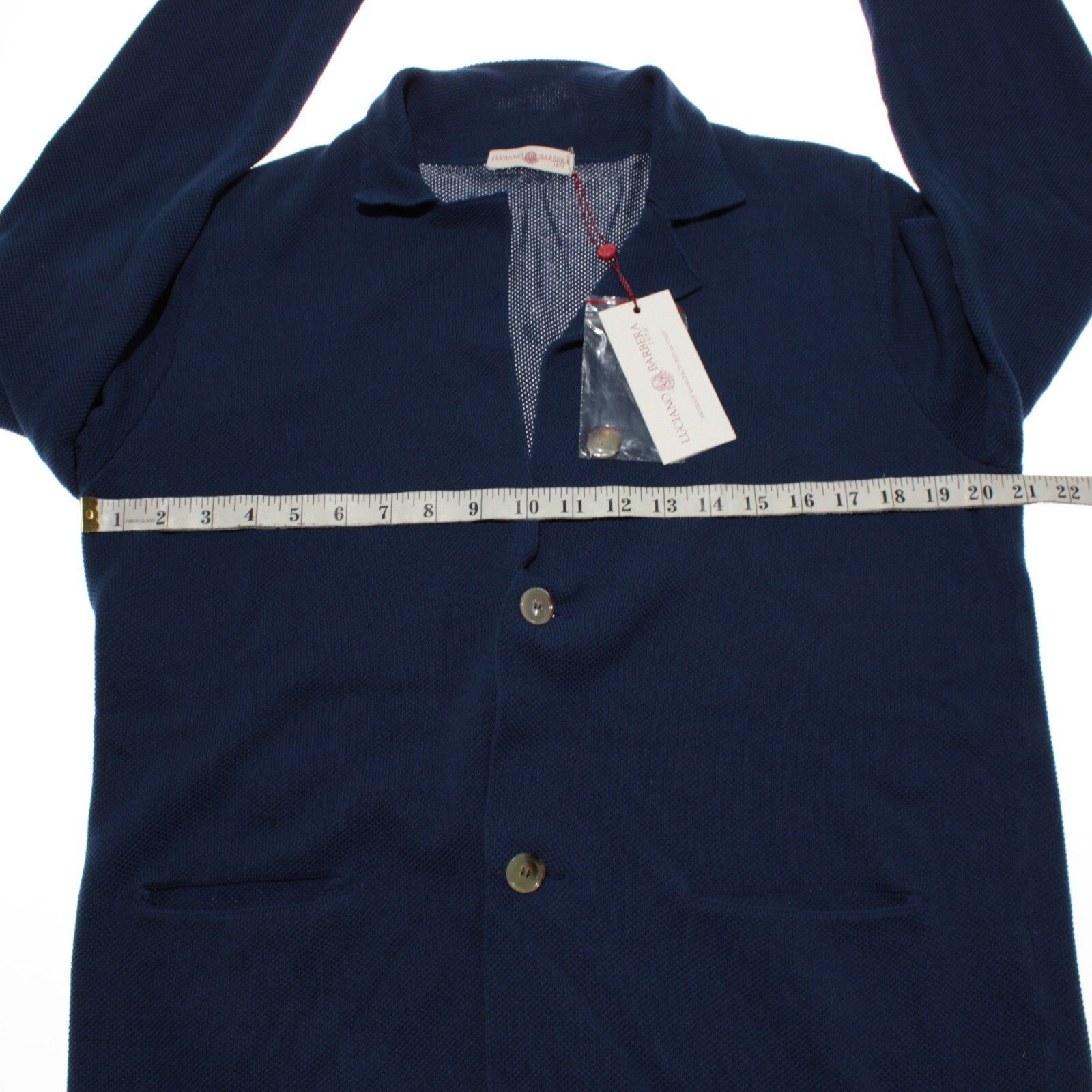 Luciano Barbera Luciano Barbera Sweater Size US M in Blue Size US M / EU 48-50 / 2 - 5 Thumbnail