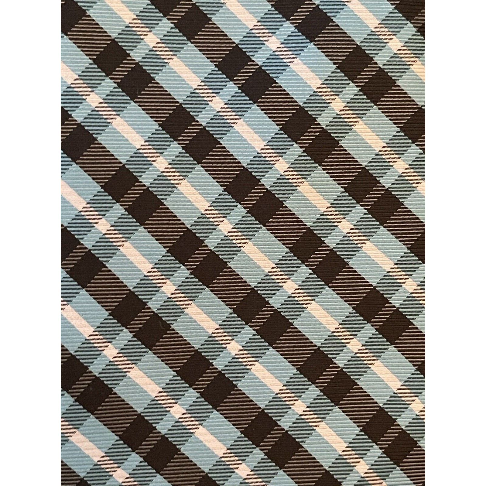 Other Adolfo Blue Black Hand Made 100% Polyester Made In China Size ONE SIZE - 9 Thumbnail
