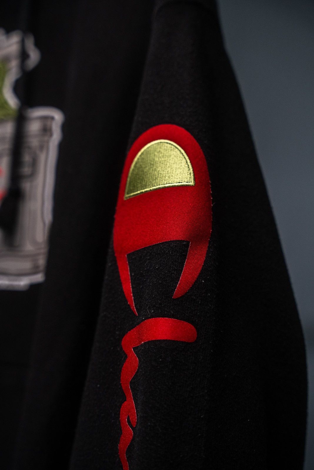 Champion Champion x Sesame Street Oscar the Grouch Collab Hoodie Grailed