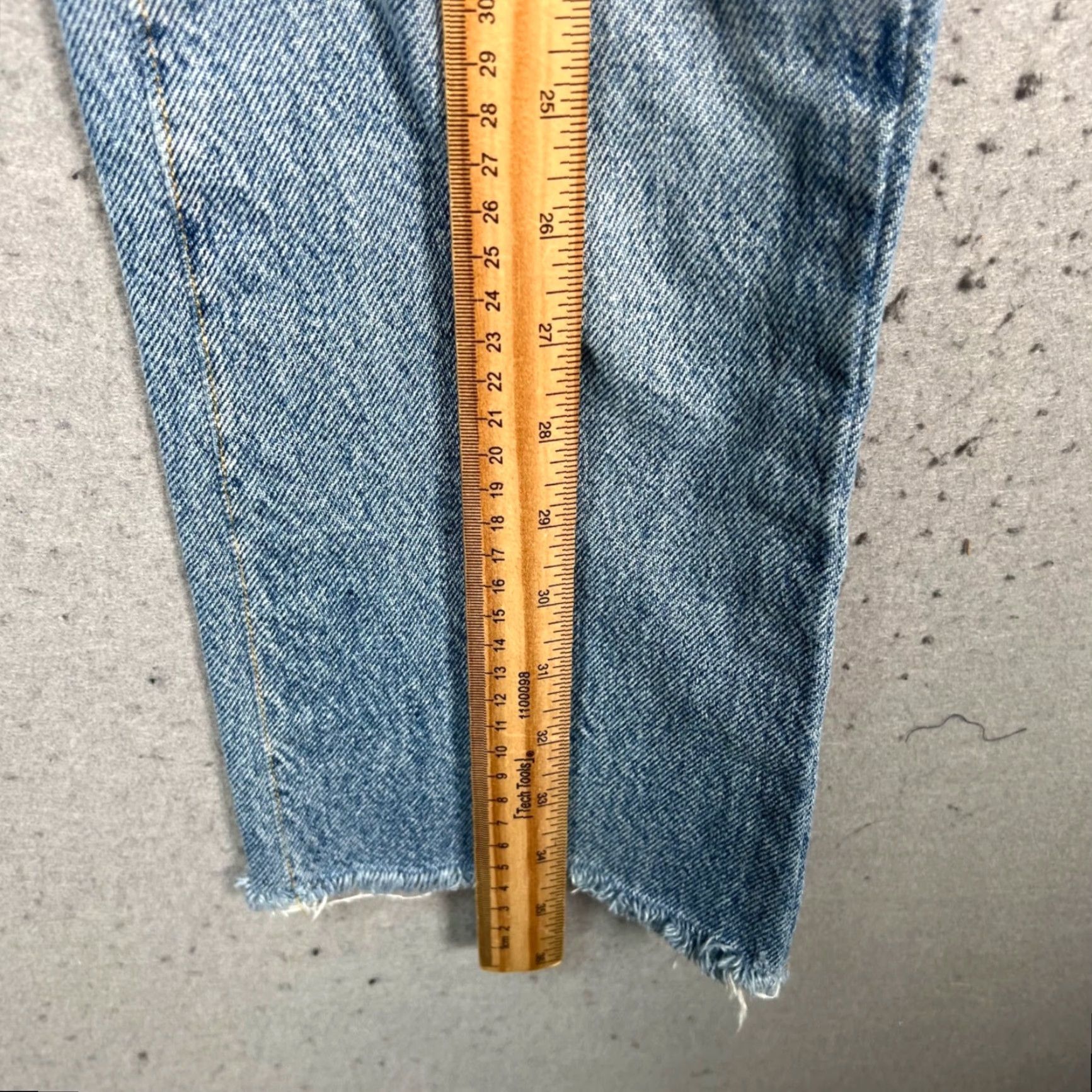 Levi's VINTAGE Levi's Womens Jeans Slim Flare High-Rise 26 x 25 Blue Denim 5-Pocket Womens Jeans Flared Size 26" / US 2 / IT 38 - 5 Thumbnail