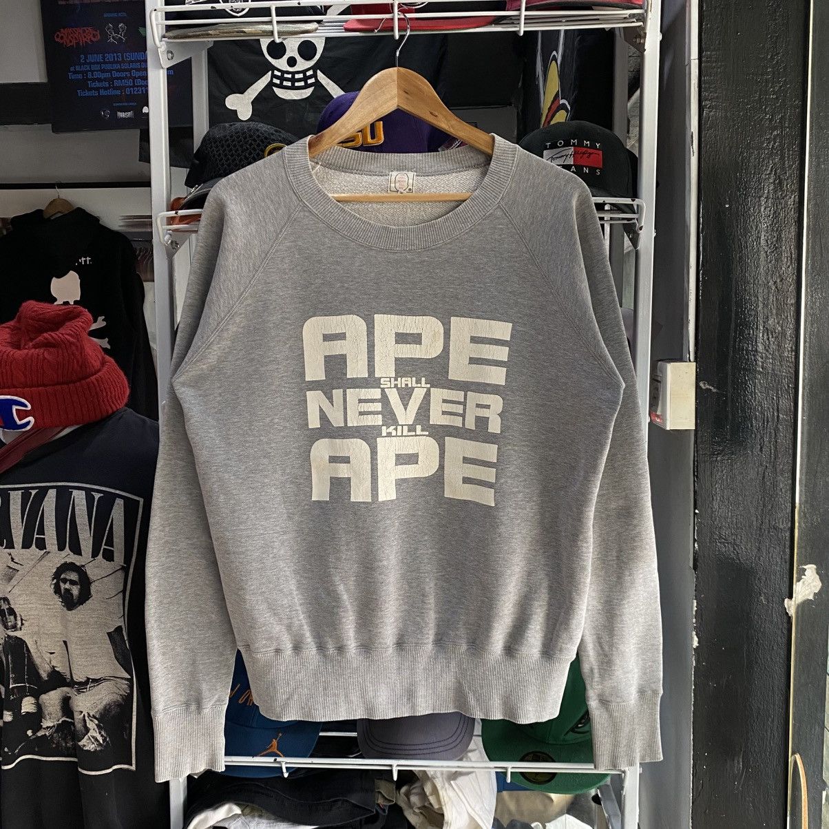 Ape Shall Never Kill Ape Big Logo Sweatshirts