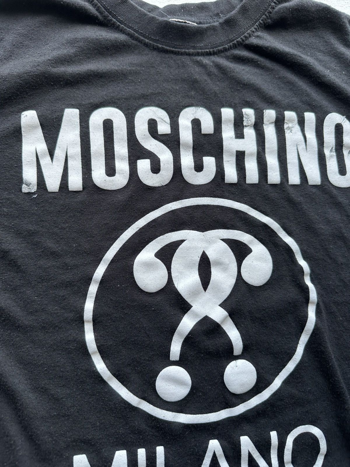Love Moschino × Vintage 🚨VINTAGE LOVE MOSCHINO Y2K TEE SHIRT RARE BIG LOGO Size M / US 6-8 / IT 42-44 - 6 Thumbnail