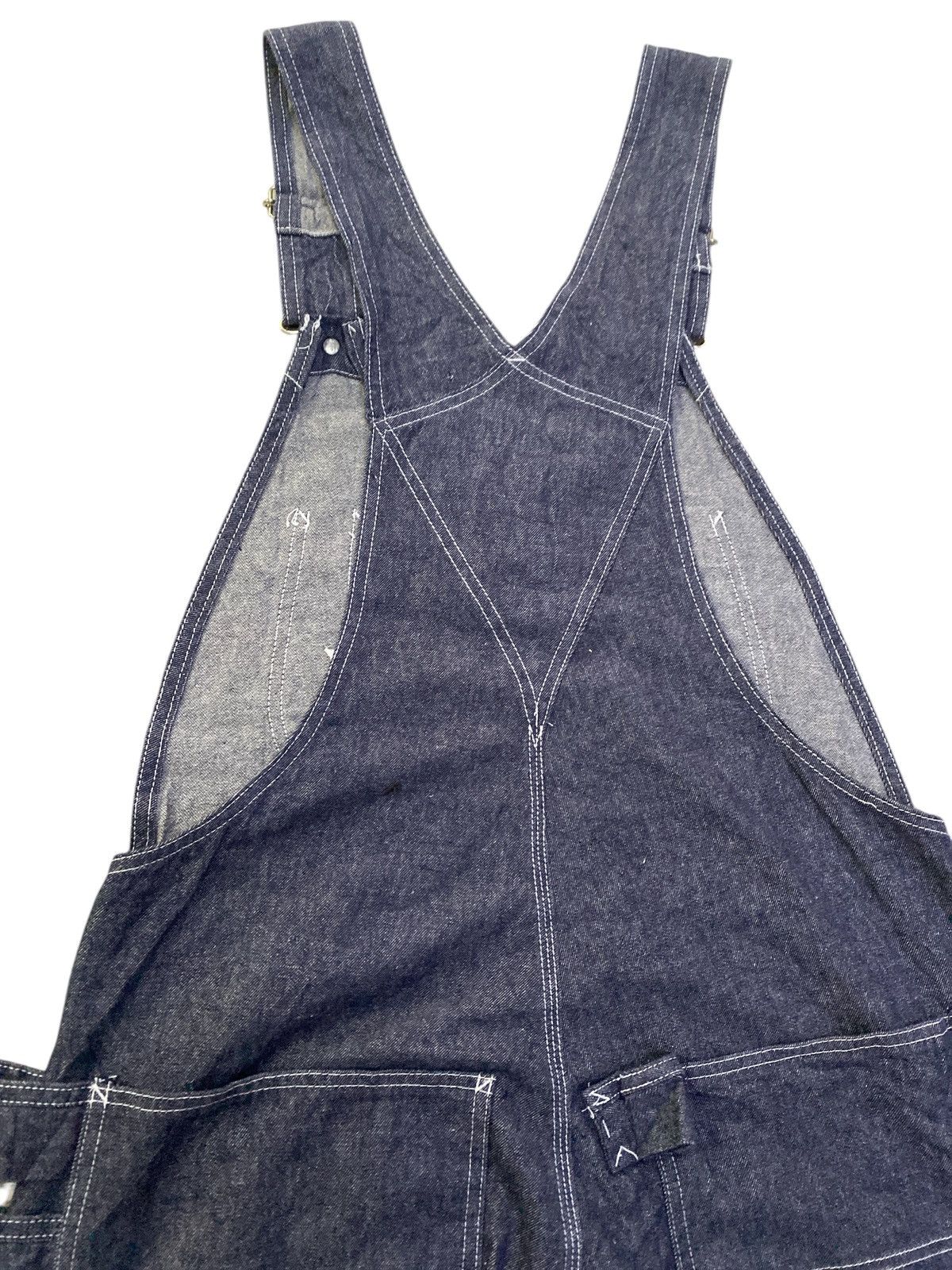 Japanese Brand × PERSON'S Japanese Brand Person’s for Men Double Knee Denim Overalls Size US 36 / EU 52 - 13 Thumbnail