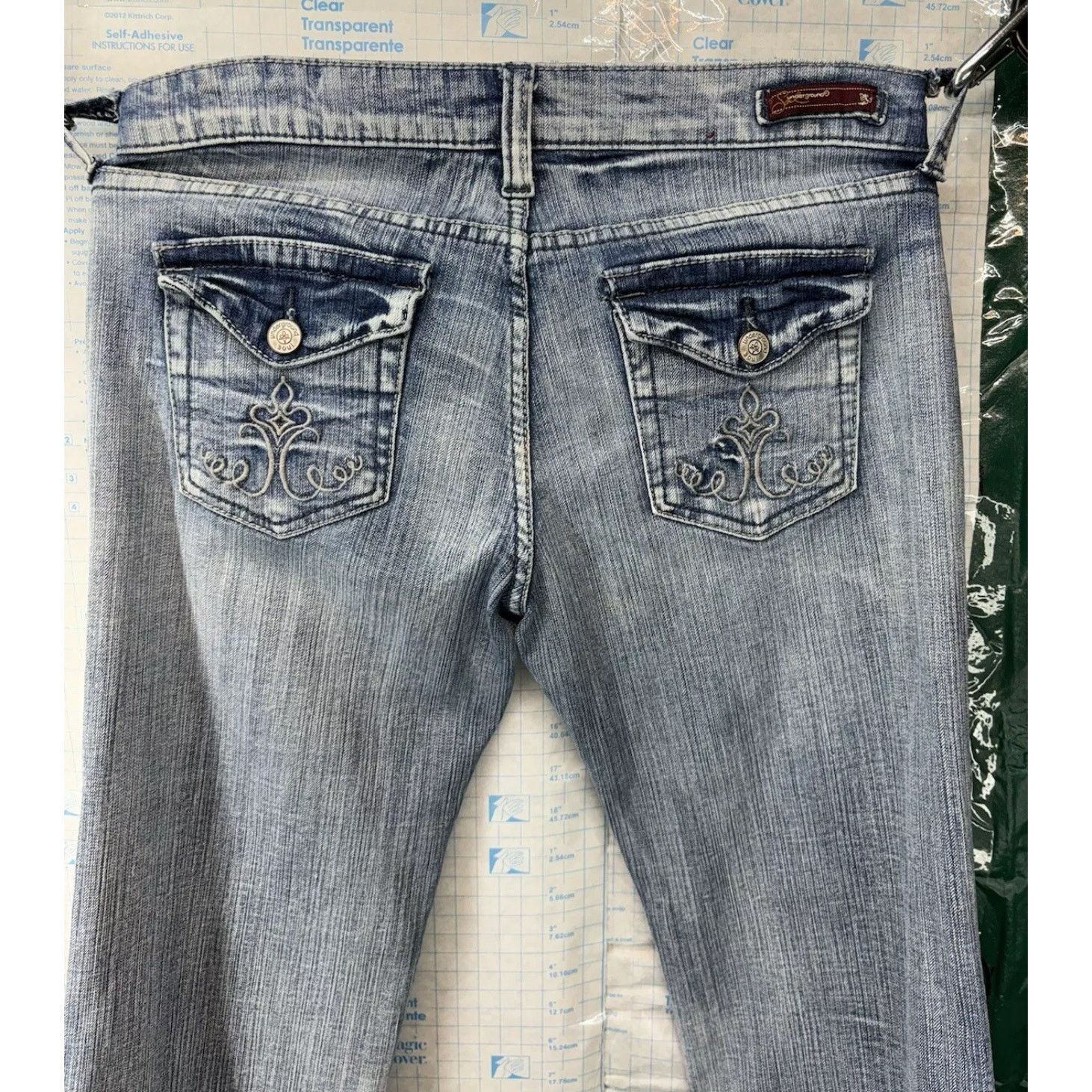 Other Underground Soul Size 9 Distressed Jeans Womens Bootcut Size 32" / US 10 / IT 46 - 6 Thumbnail