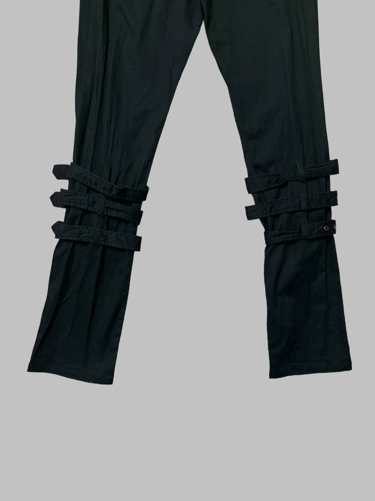Japanese Brand × Vintage Black Peace Now Bondage Punk Rock Style Pant Size US 28 / EU 44 - 13 Thumbnail