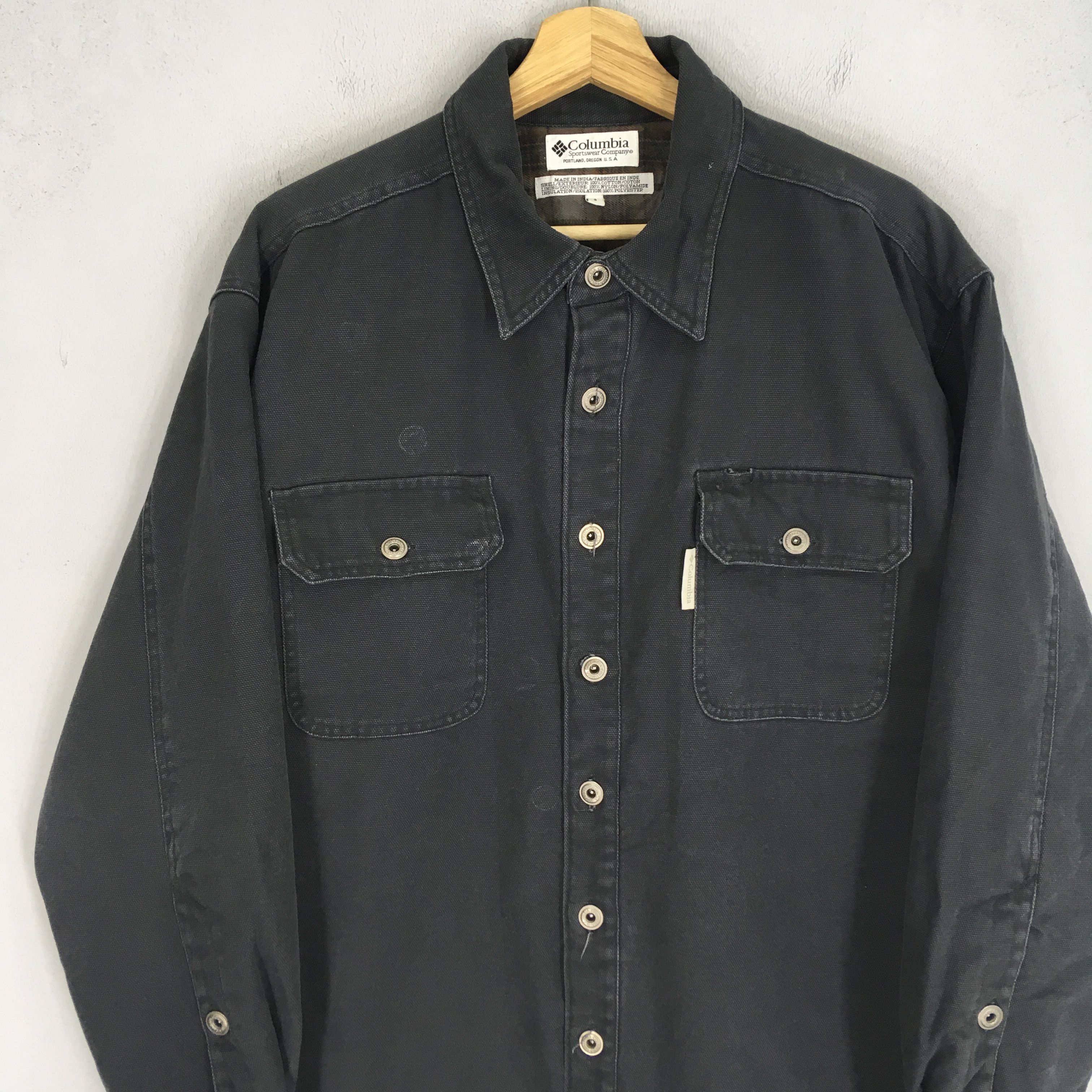 Columbia Vintage Columbia Sportswear Company Denim Workwear Jacket Size US M / EU 48-50 / 2 - 4 Thumbnail