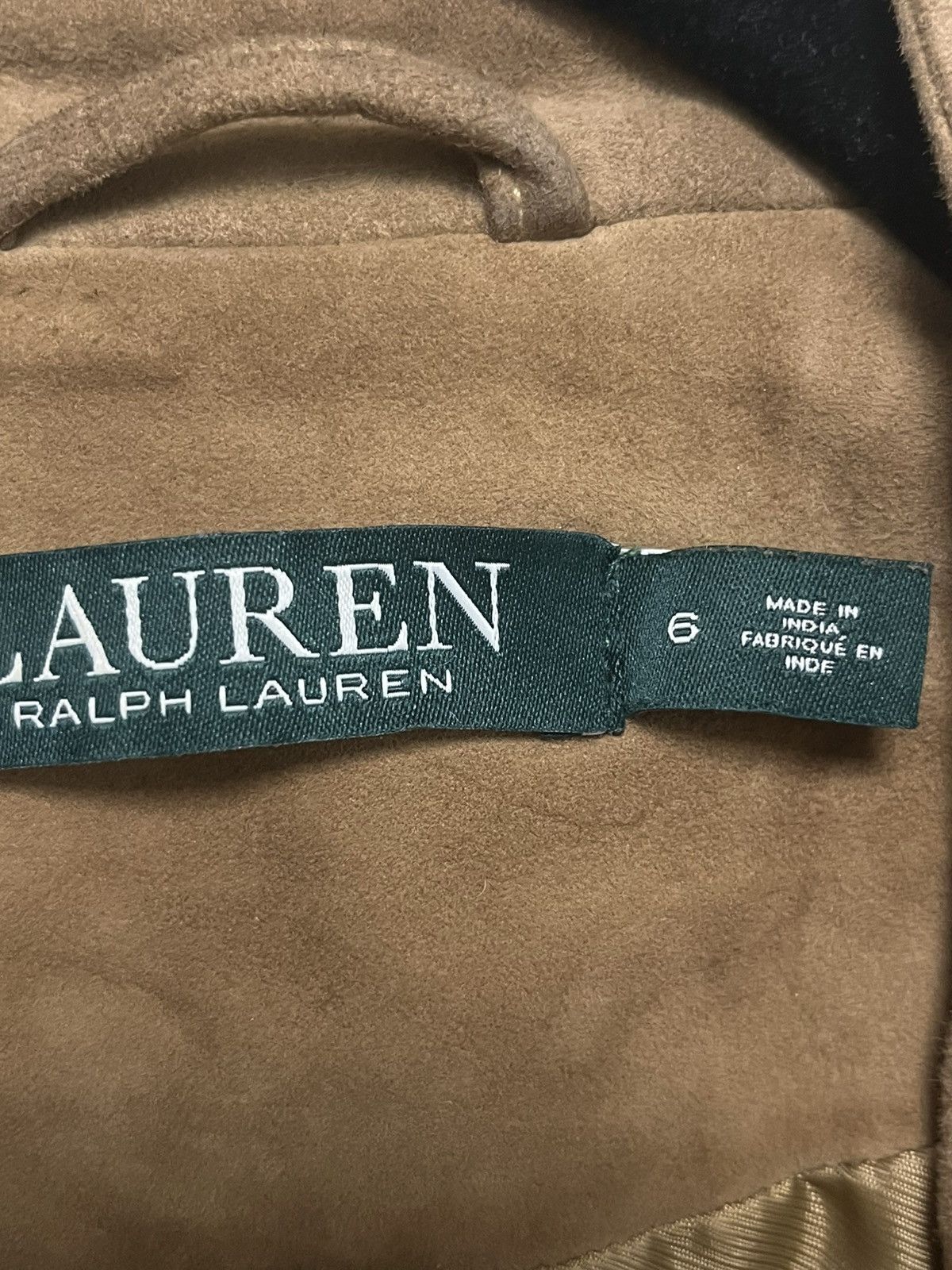 Lauren Ralph Lauren × Ralph Lauren Suede biker jacket. Size medium Size M / US 6-8 / IT 42-44 - 4 Thumbnail