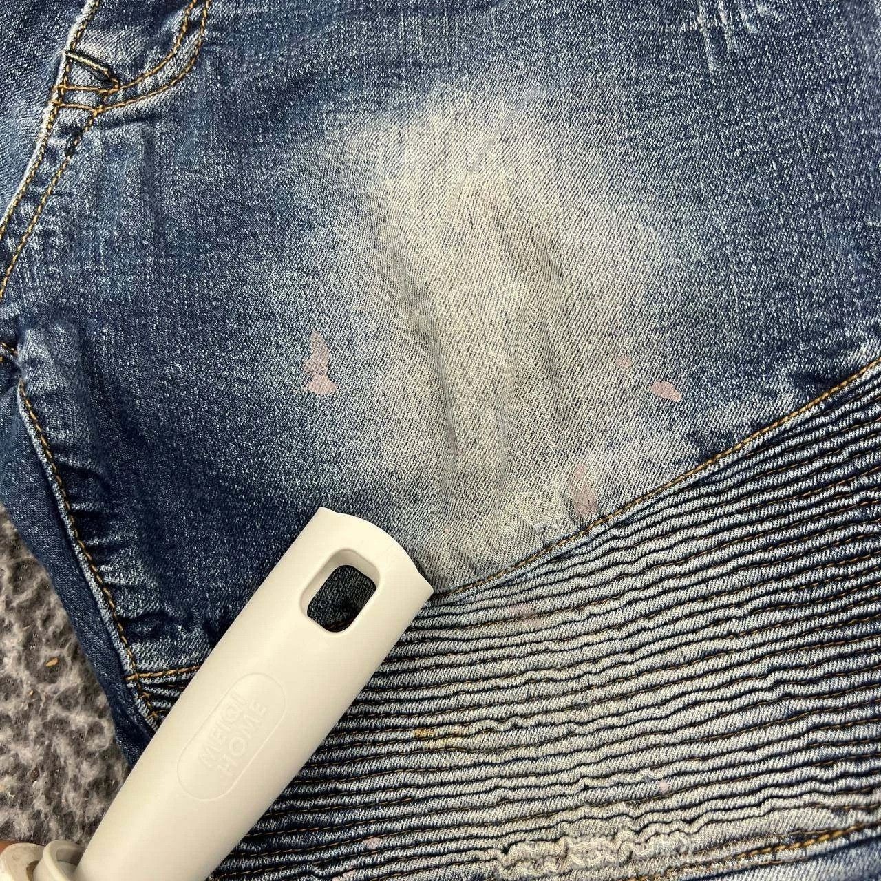 Other XRAY Jeans Mens Moto Biker Denim 32 Distressed Bleach Spots Size US 32 / EU 48 - 9 Thumbnail