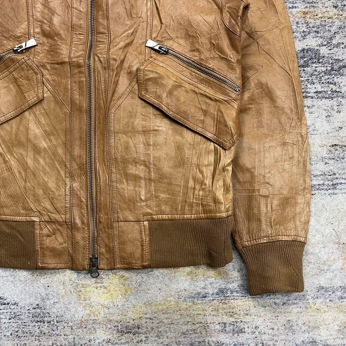 Katharine Hamnett London Vintage Kathrine Hamnett Blouson bomber leather jacket Size US M / EU 48-50 / 2 - 4 Thumbnail