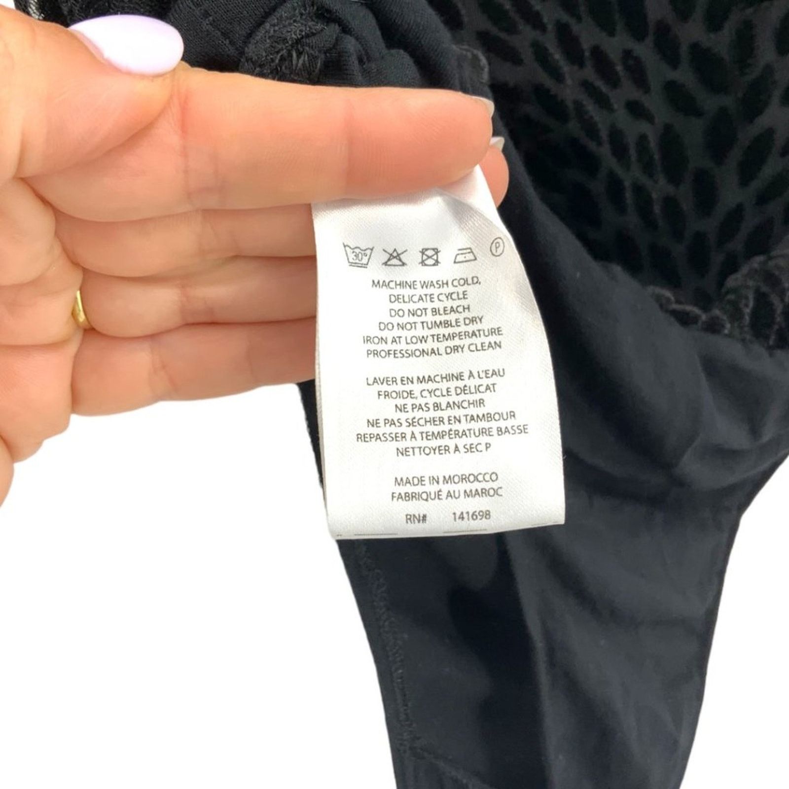 Ramy Brook Ramy Brook Regina Flocked Bodysuit Medium NWOT $275 MSRP Size M / US 6-8 / IT 42-44 - 6 Thumbnail