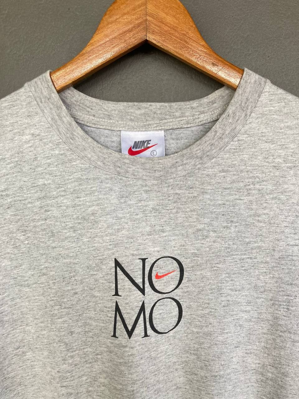 Vintage 90’s Nike Nomo Hideo Baseball Tee Size US L / EU 52-54 / 3 - 3 Thumbnail