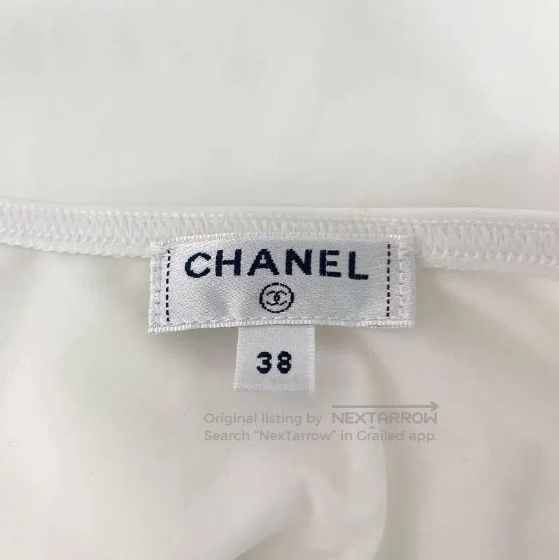 Chanel Chanel White Summer Midi Dress for Women . Size M / US 6-8 / IT 42-44 - 4 Thumbnail