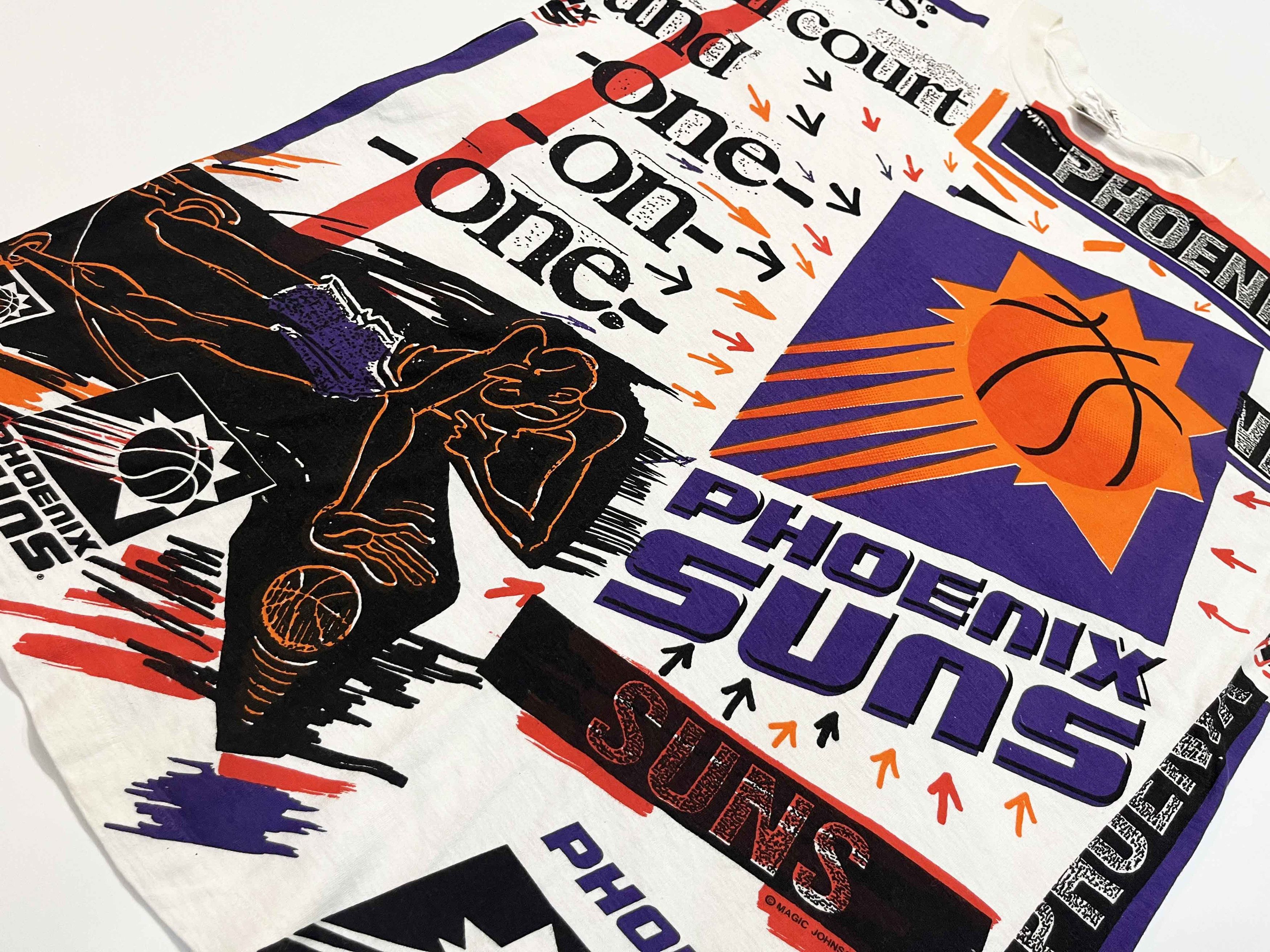 Vintage Vintage Magic Johnson T's NBA Phoenix Suns AOP T-Shirt Size US L / EU 52-54 / 3 - 10 Thumbnail