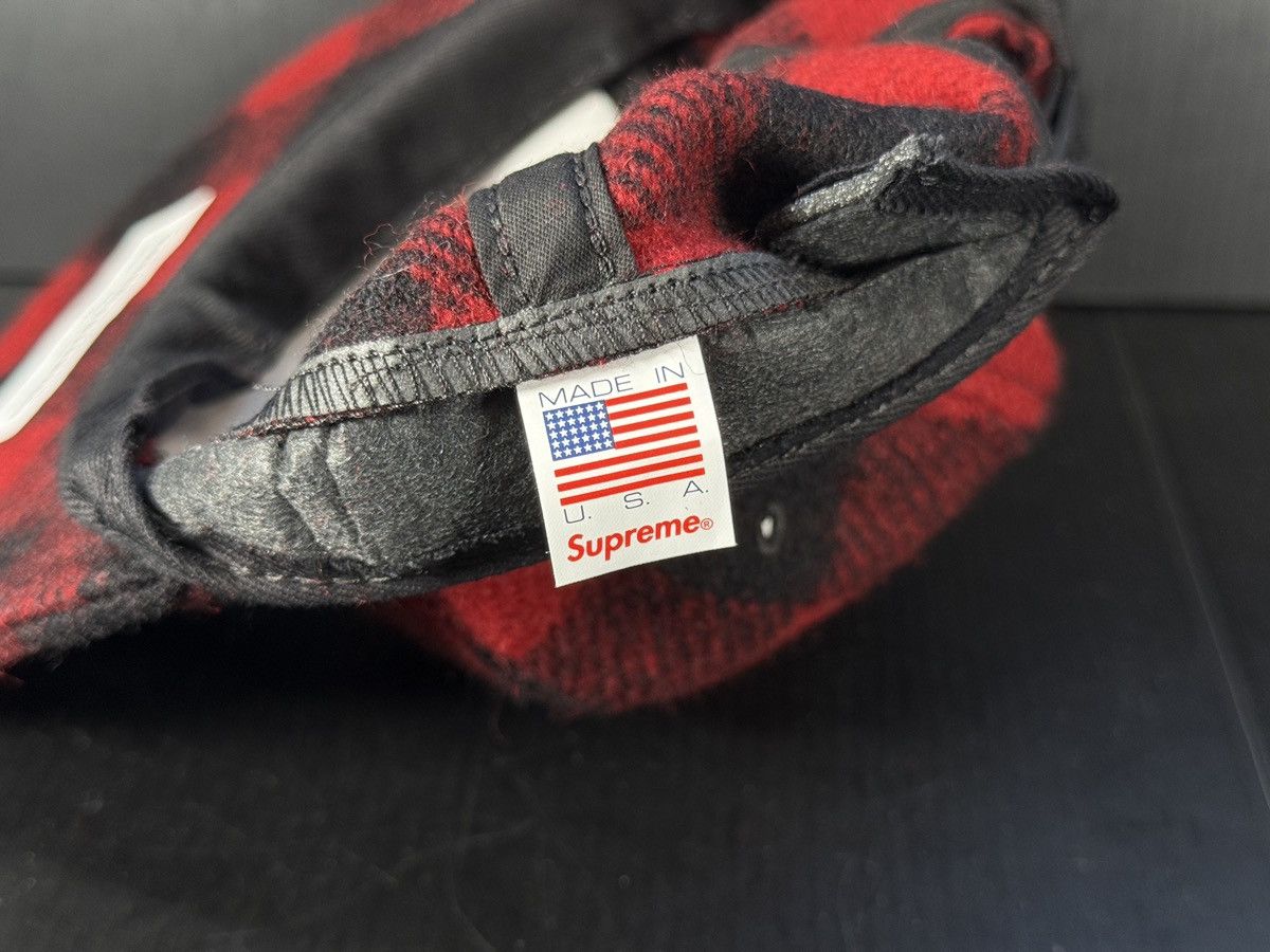 Supreme SUPREME FW16 CLASSIC LOGO WOOLRICH RED BUFFALO CHECK 6 PANEL Size ONE SIZE - 5 Thumbnail