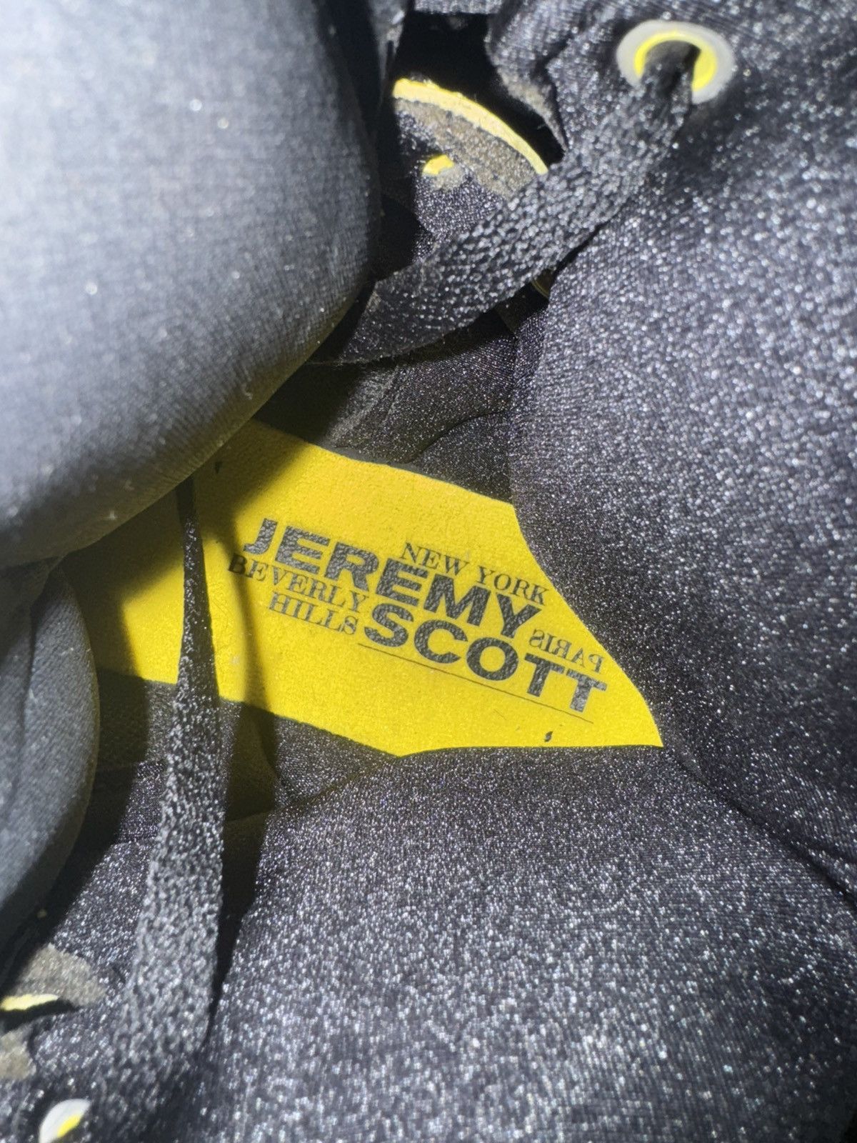 Adidas × Jeremy Scott Jeremy scott instinct hi yellow black Size US 8.5 / EU 41-42 - 12 Thumbnail