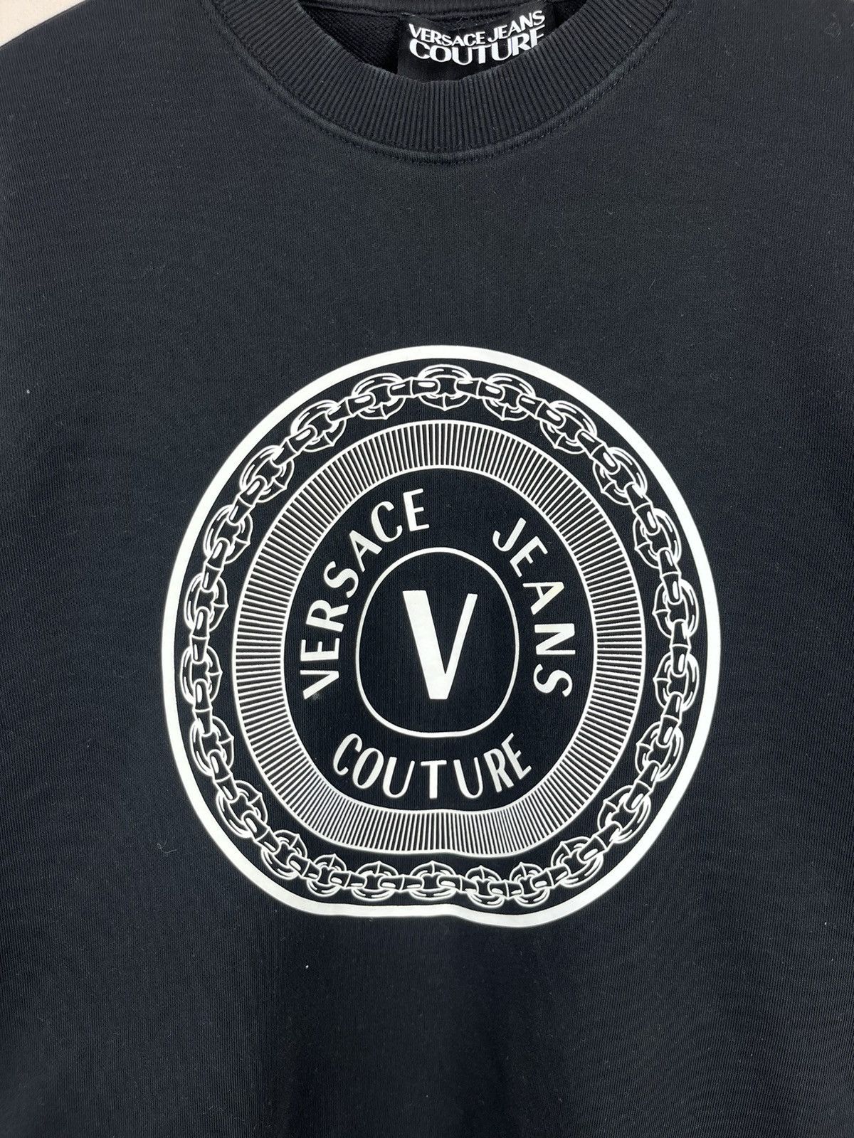 Versace Jeans Couture Versace Jeans Couture Big Logo Sweatshirt Men’s Y2K Luxury Size US S / EU 44-46 / 1 - 2 Thumbnail