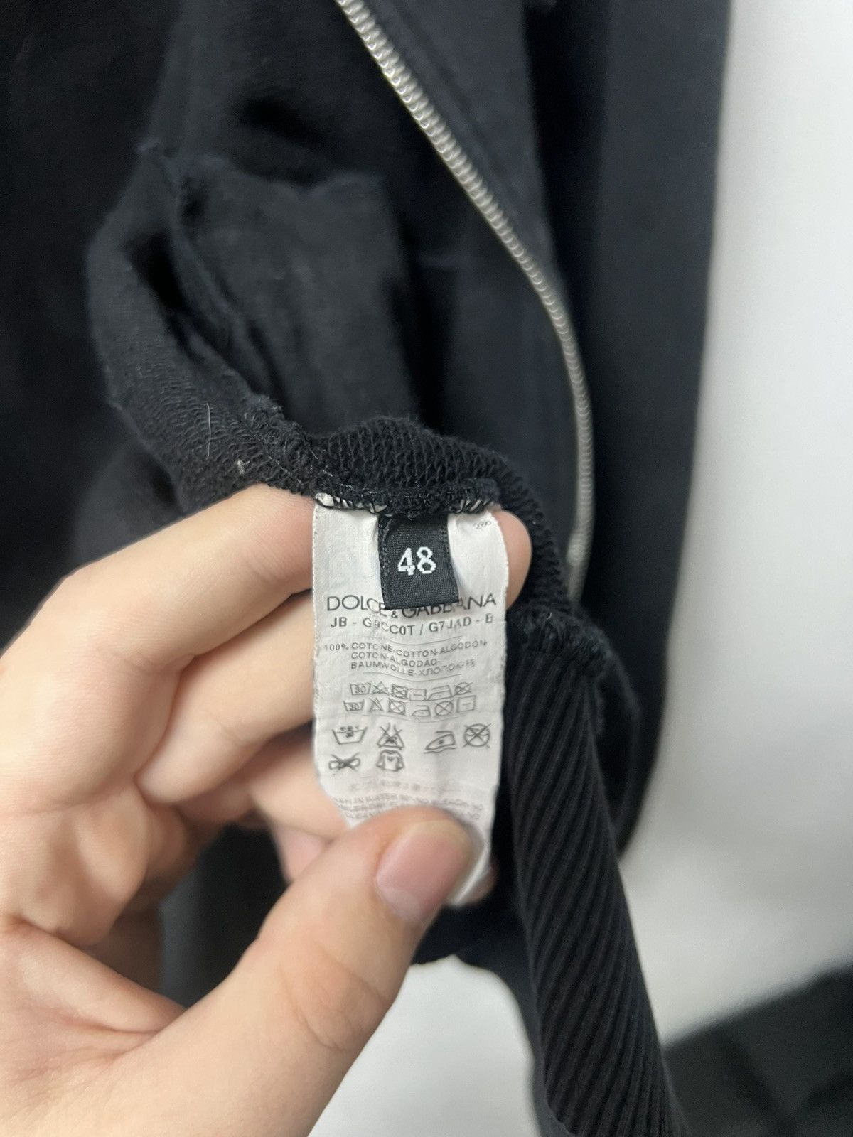 Dolce & Gabbana Dolce Gabbana Zip Hoodie Black Size US M / EU 48-50 / 2 - 6 Thumbnail