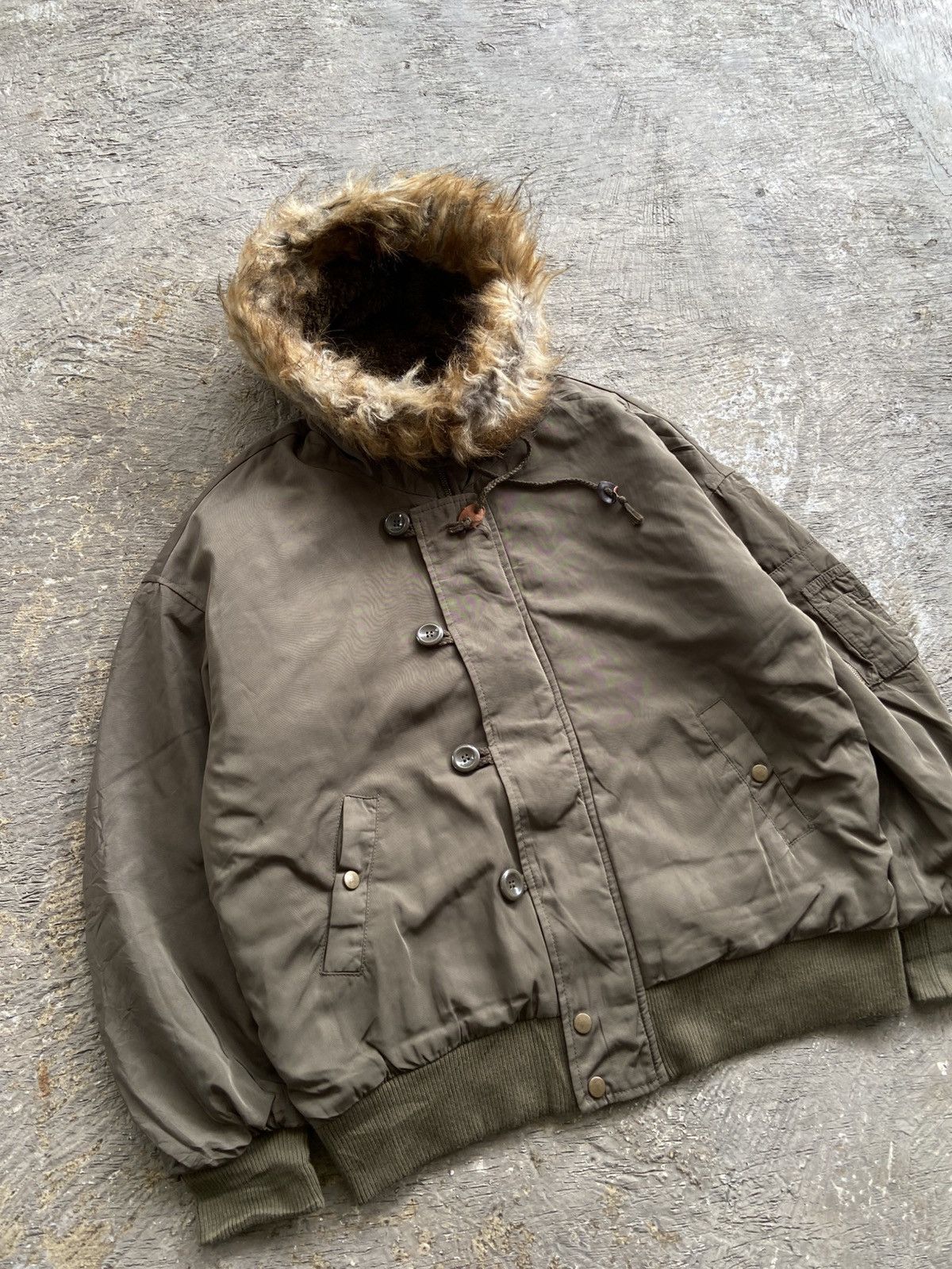GOA 2000s Japanese brand - Vkei Goa Style Racoon Fur Jacket Size US M / EU 48-50 / 2 - 2 Thumbnail