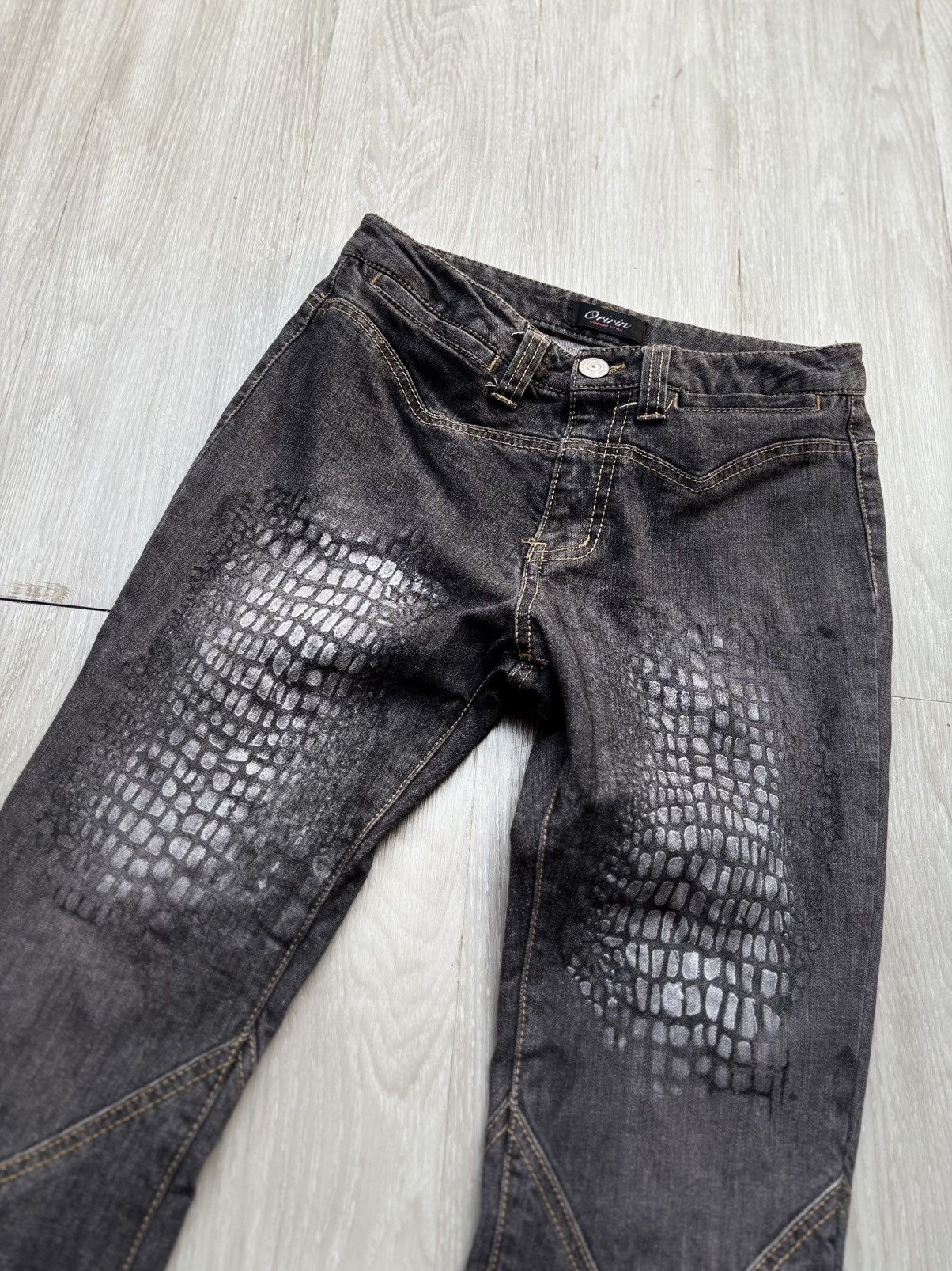 Japanese Brand ORIRIN laceup flare jeans Size US 26 / EU 42 - 2 Thumbnail