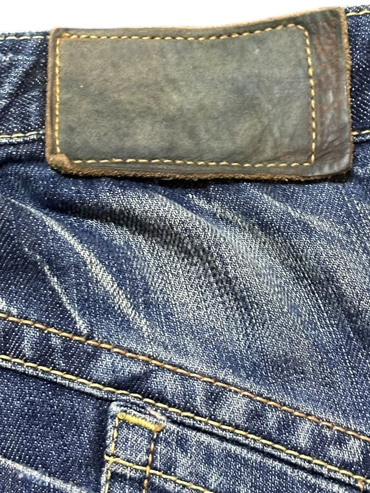POST ARCHIVE FACTION (PAF) Vintage Drive Jeans Baggy Wide Leg Faded Denim Size US 29 - 9 Thumbnail