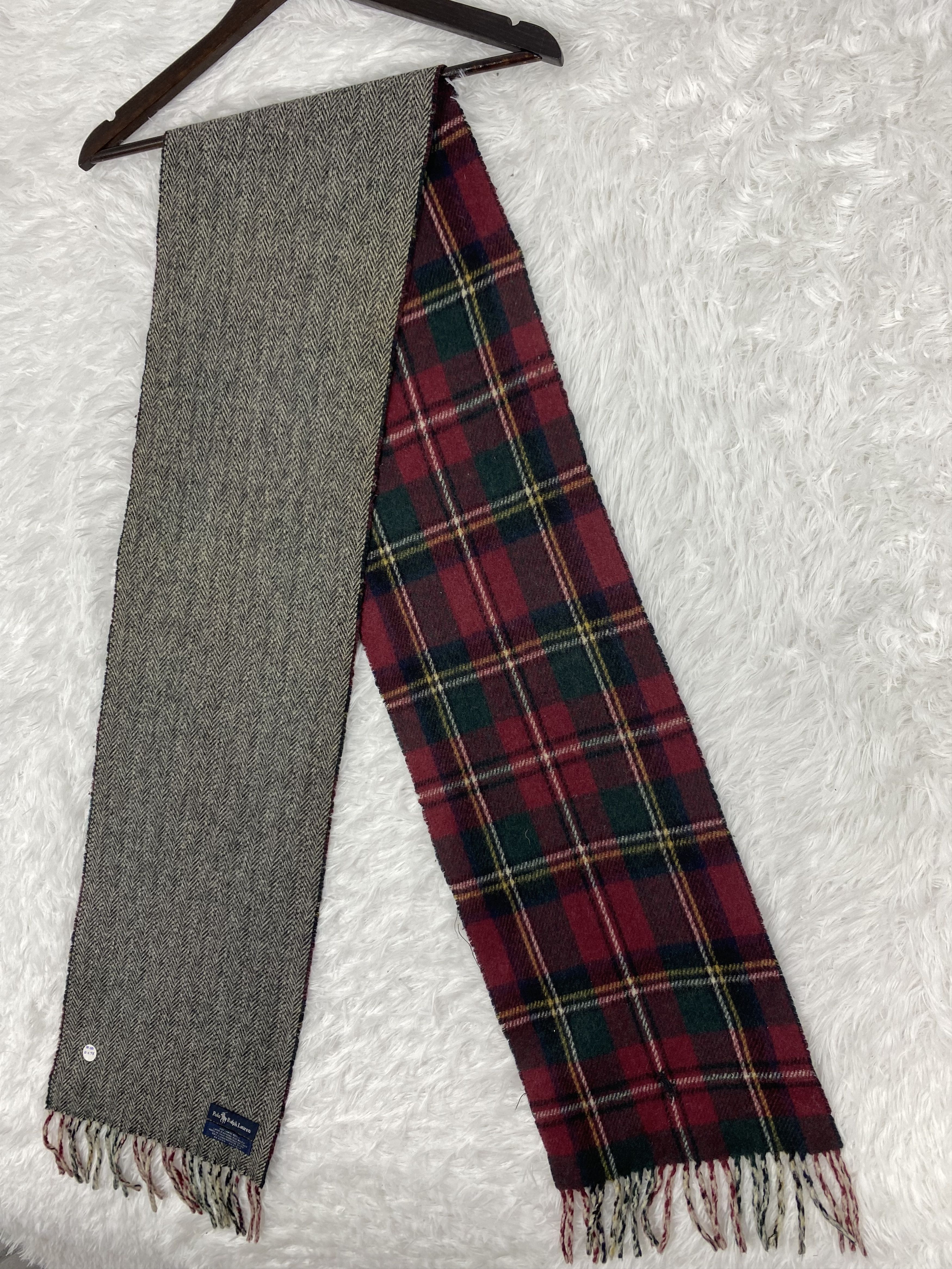 Polo Ralph Lauren Vintage Polo Ralph Lauren Scarf / Muffler Neckwear PM0016 Size ONE SIZE - 4 Thumbnail
