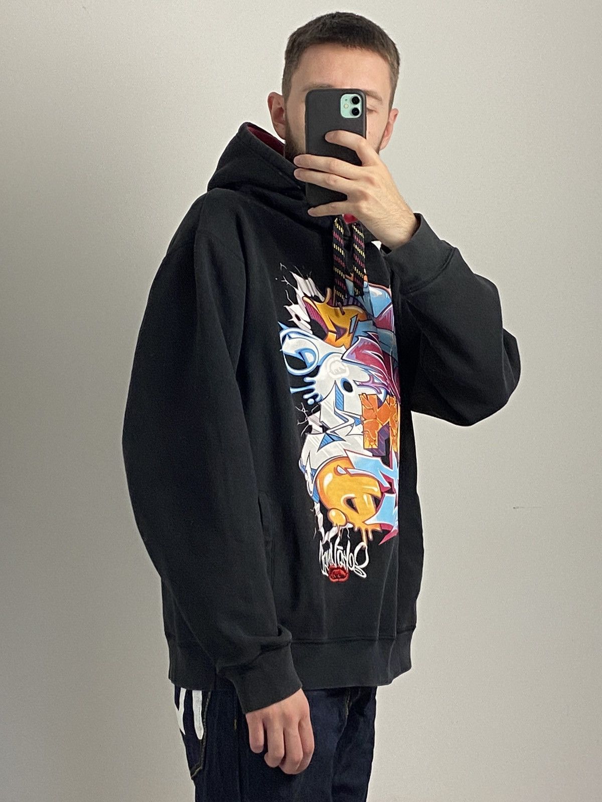 Other Vintage Ecko Unltd Y2K 2000's Black Big Logo Graffiti Size US XXL / EU 58 / 5 - 2 Thumbnail